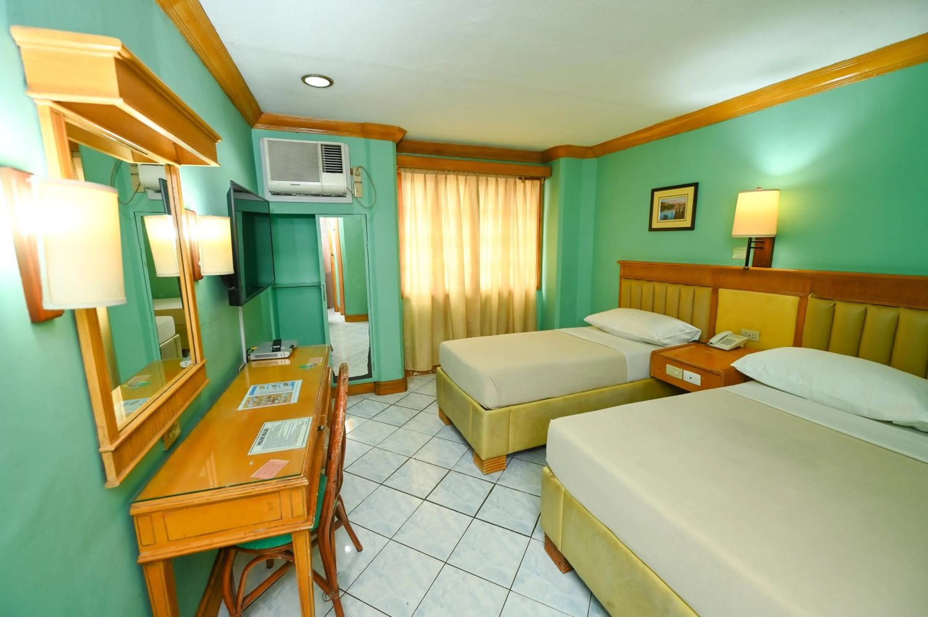 Bed in Nature's Pensionne House