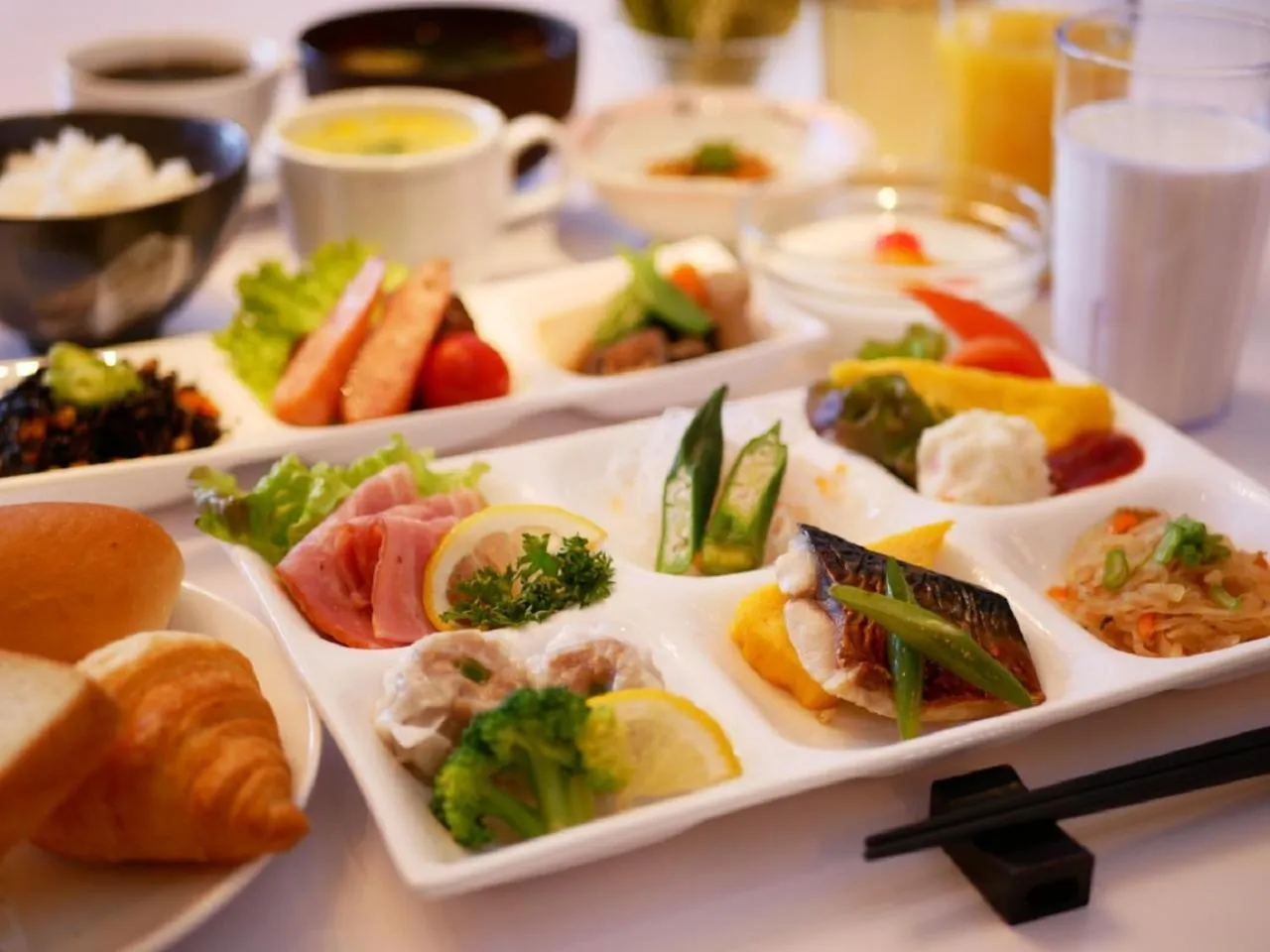 Breakfast in APA Hotel Utsunomiya-Ekimae