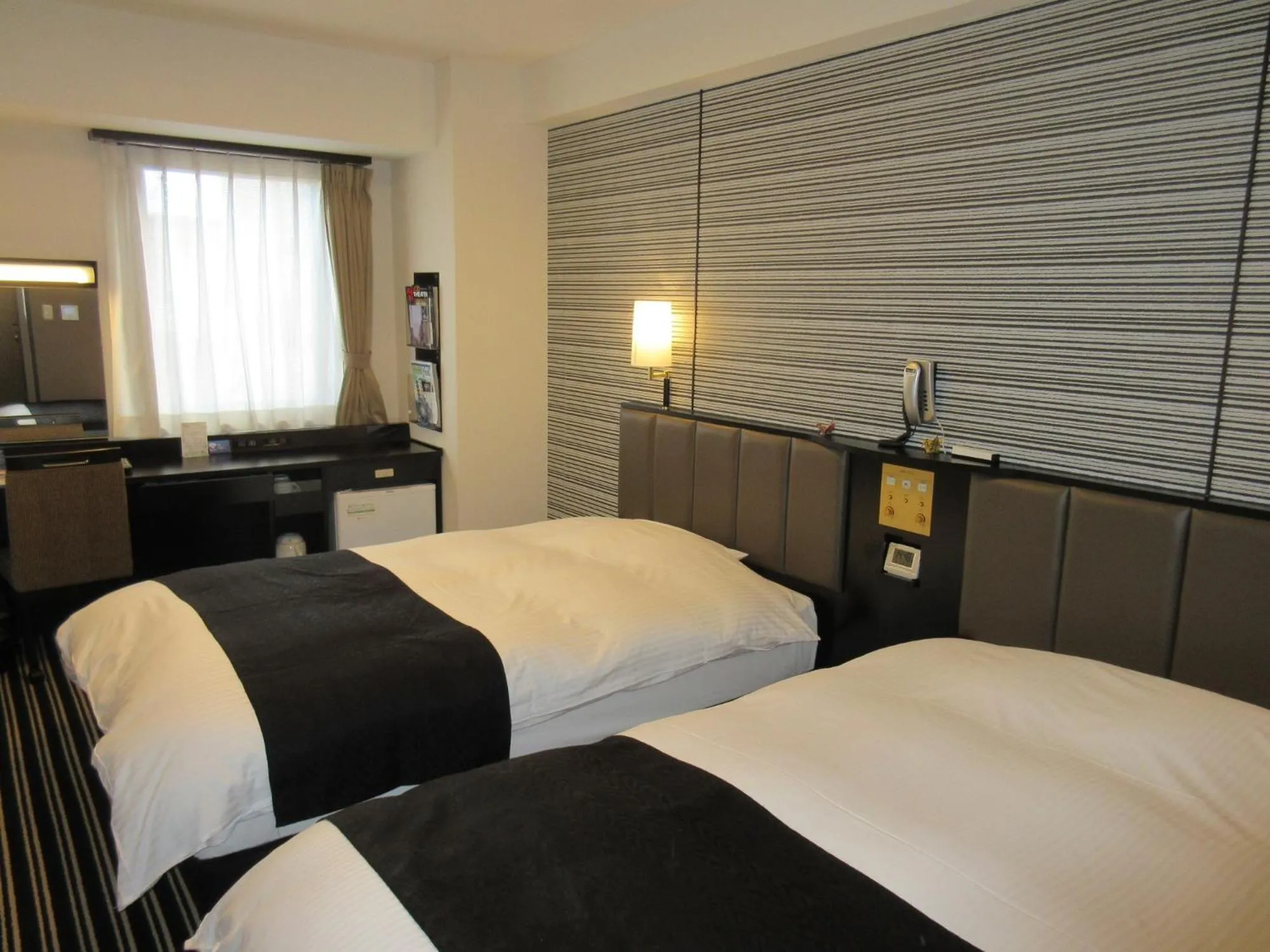 Bed in APA Hotel Utsunomiya-Ekimae