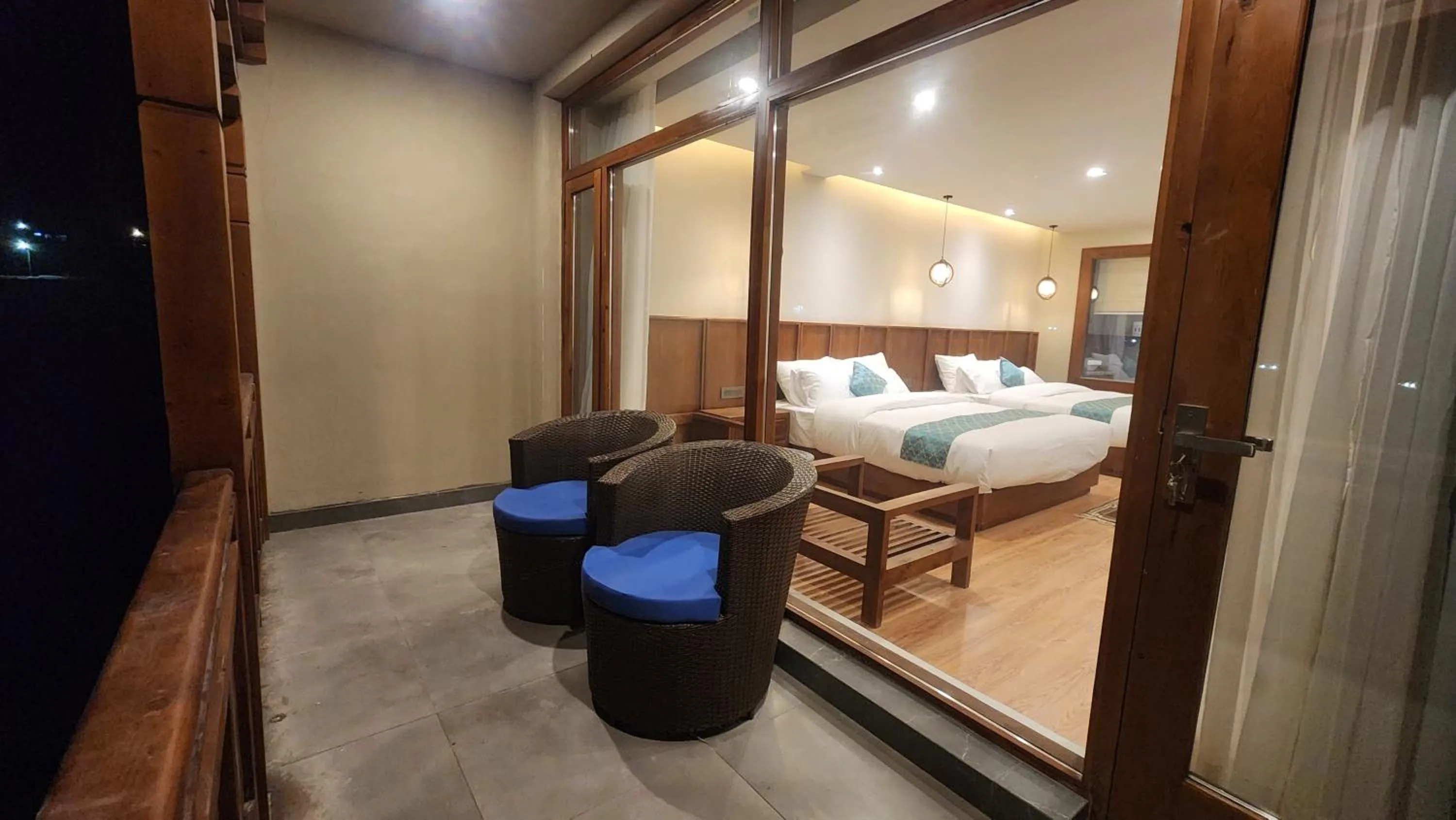 Bed in Hotel Ladakh Heights