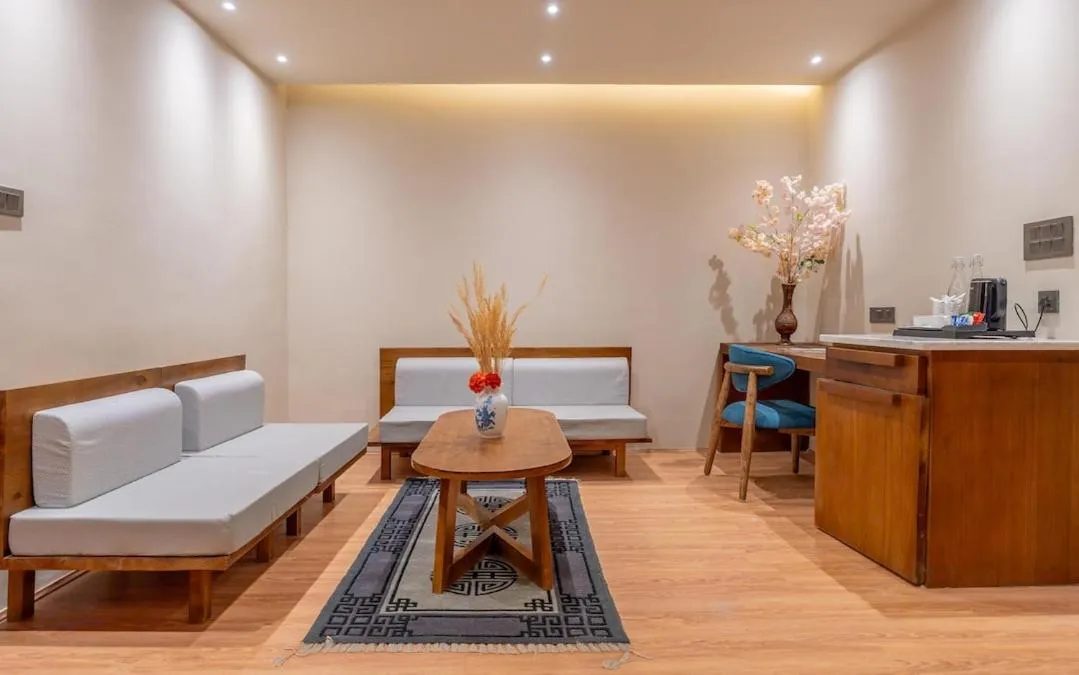 Seating area in Hotel Ladakh Heights