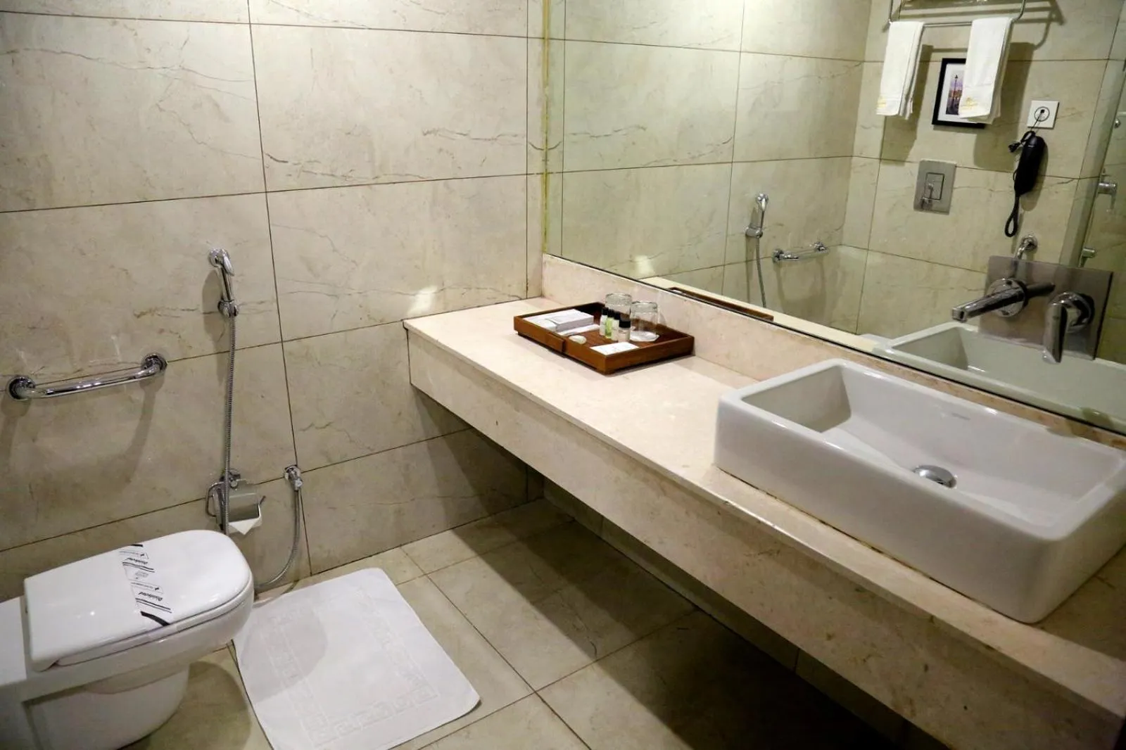 Bathroom in Hotel Trinity Grand, Raigarh