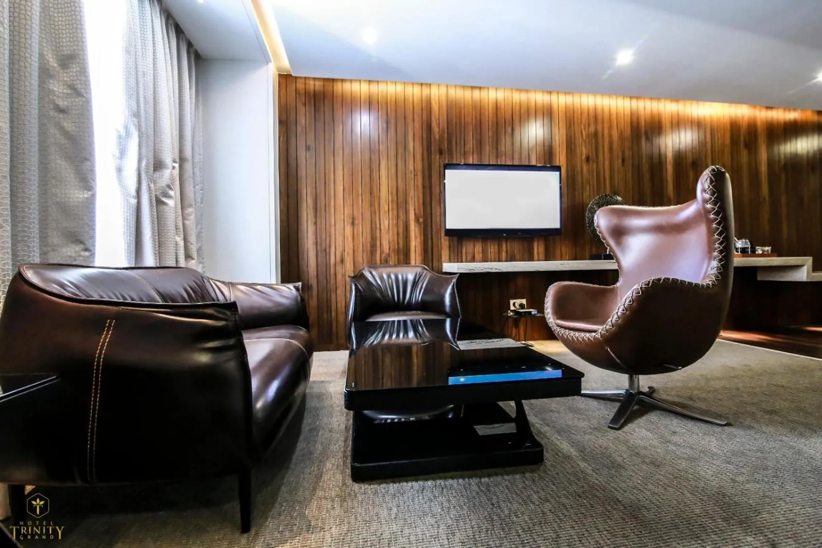 Seating area in Hotel Trinity Grand, Raigarh