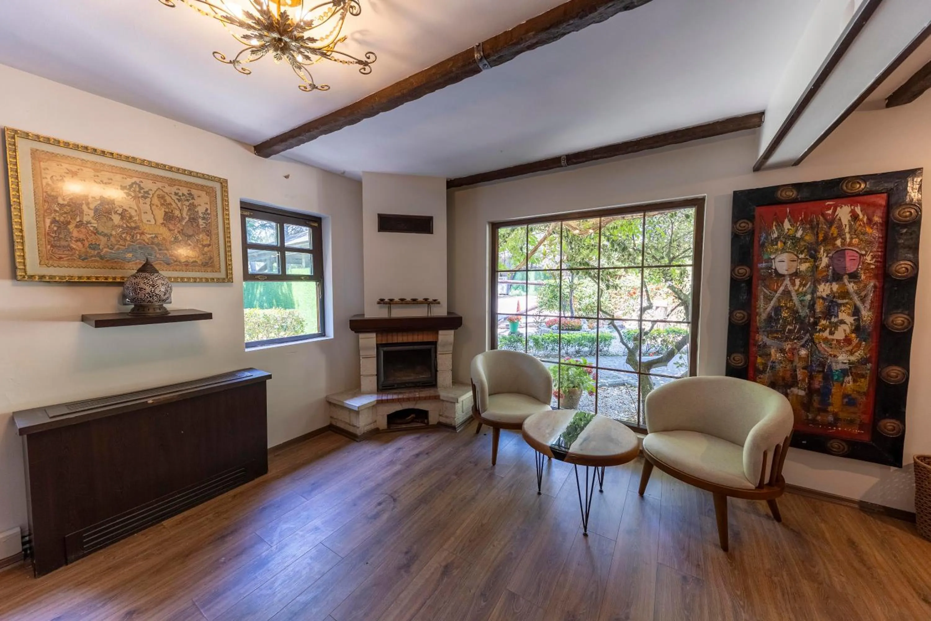 Seating area in Elite World Village İstanbul Polonezköy