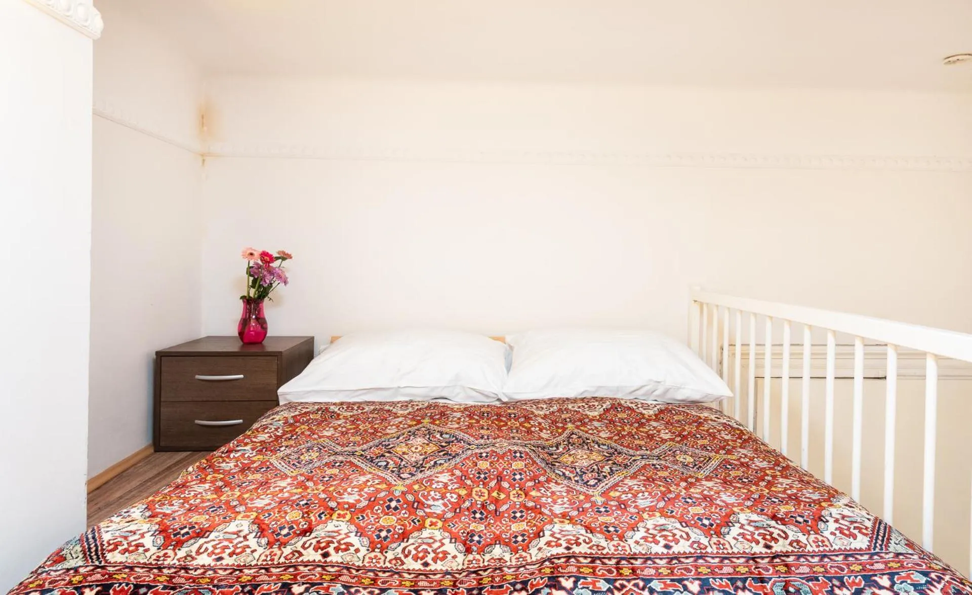 Bed in Hybernska Apartments by Pragueforyou