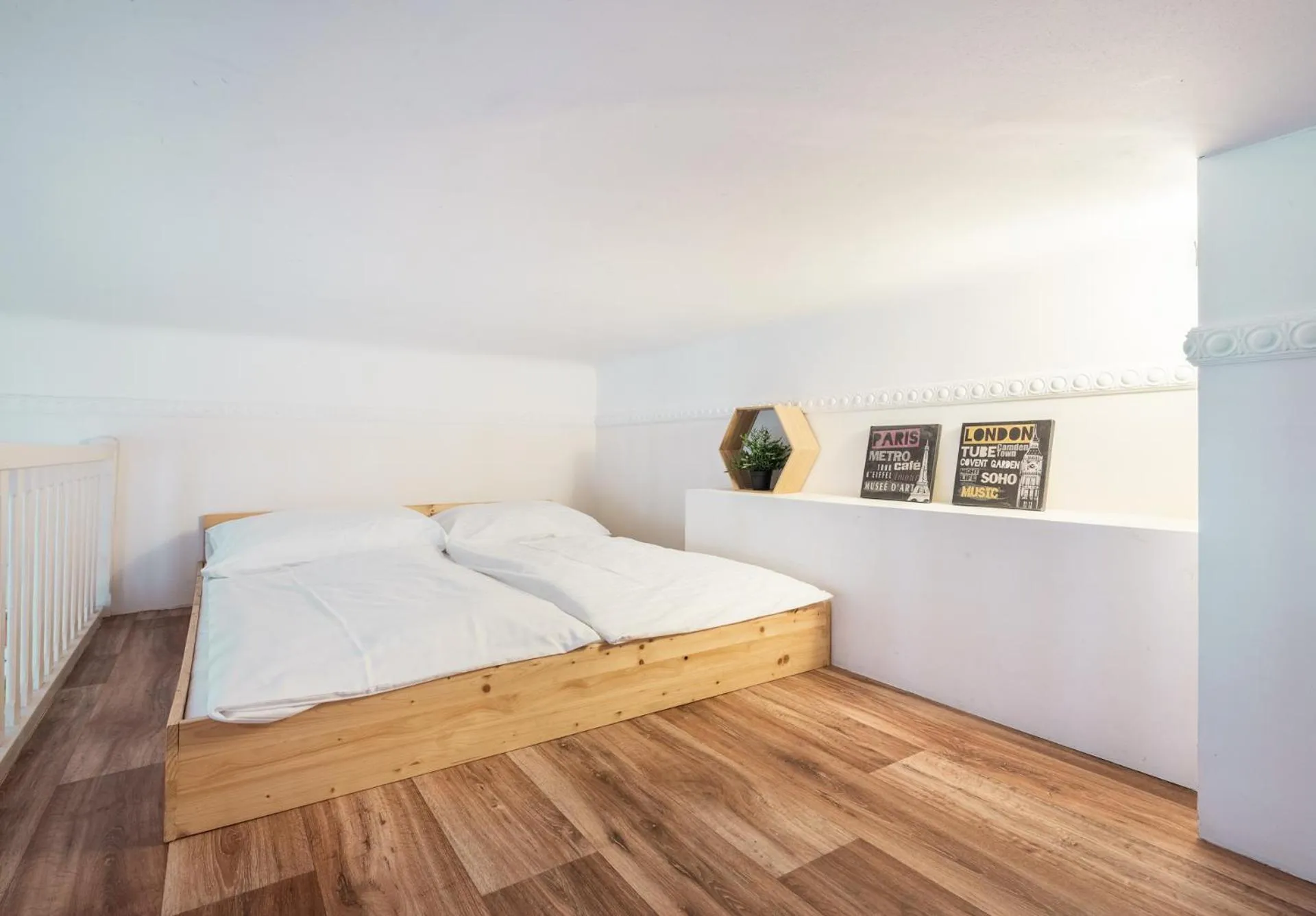 Bed in Hybernska Apartments by Pragueforyou