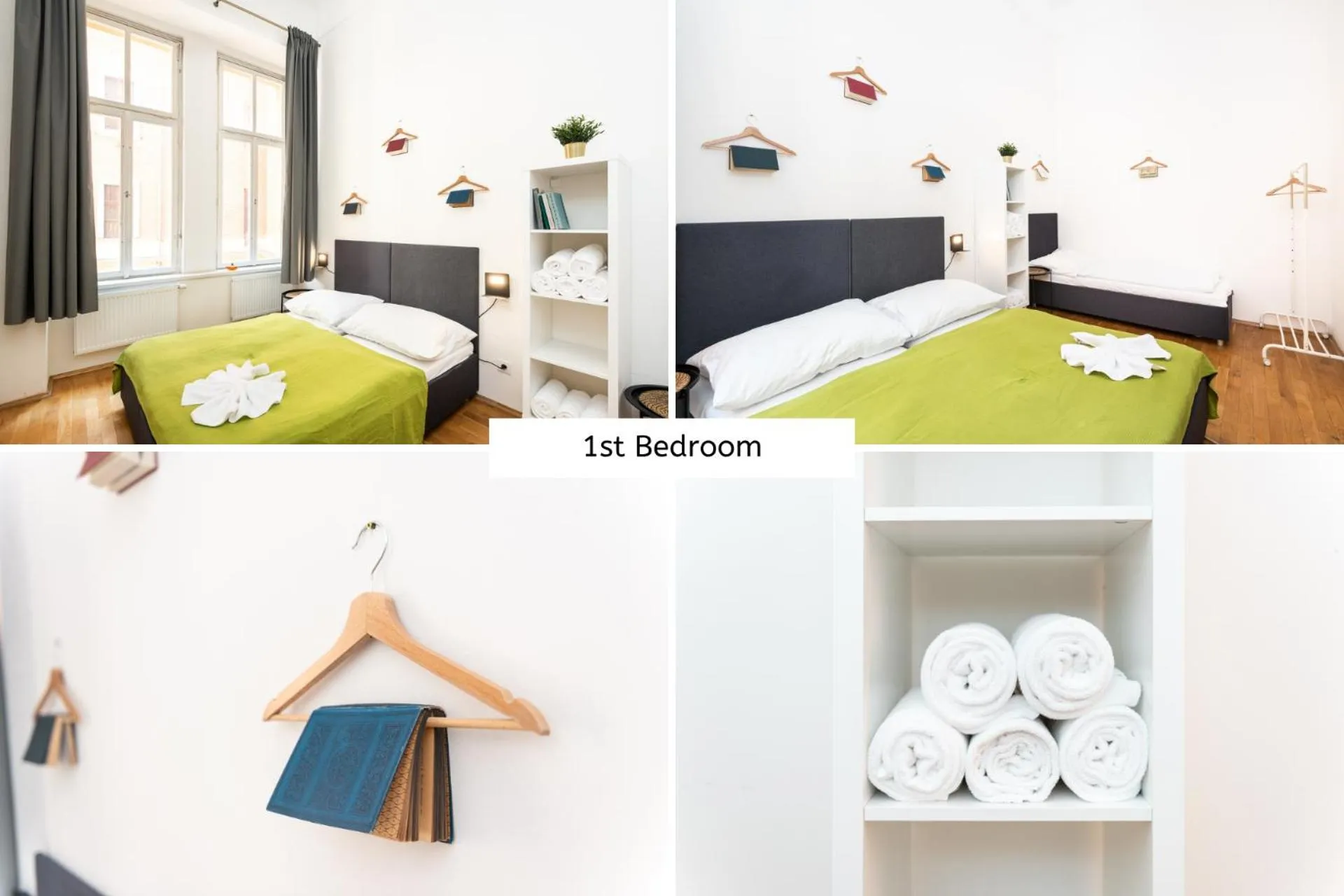 Bed in Hybernska Apartments by Pragueforyou