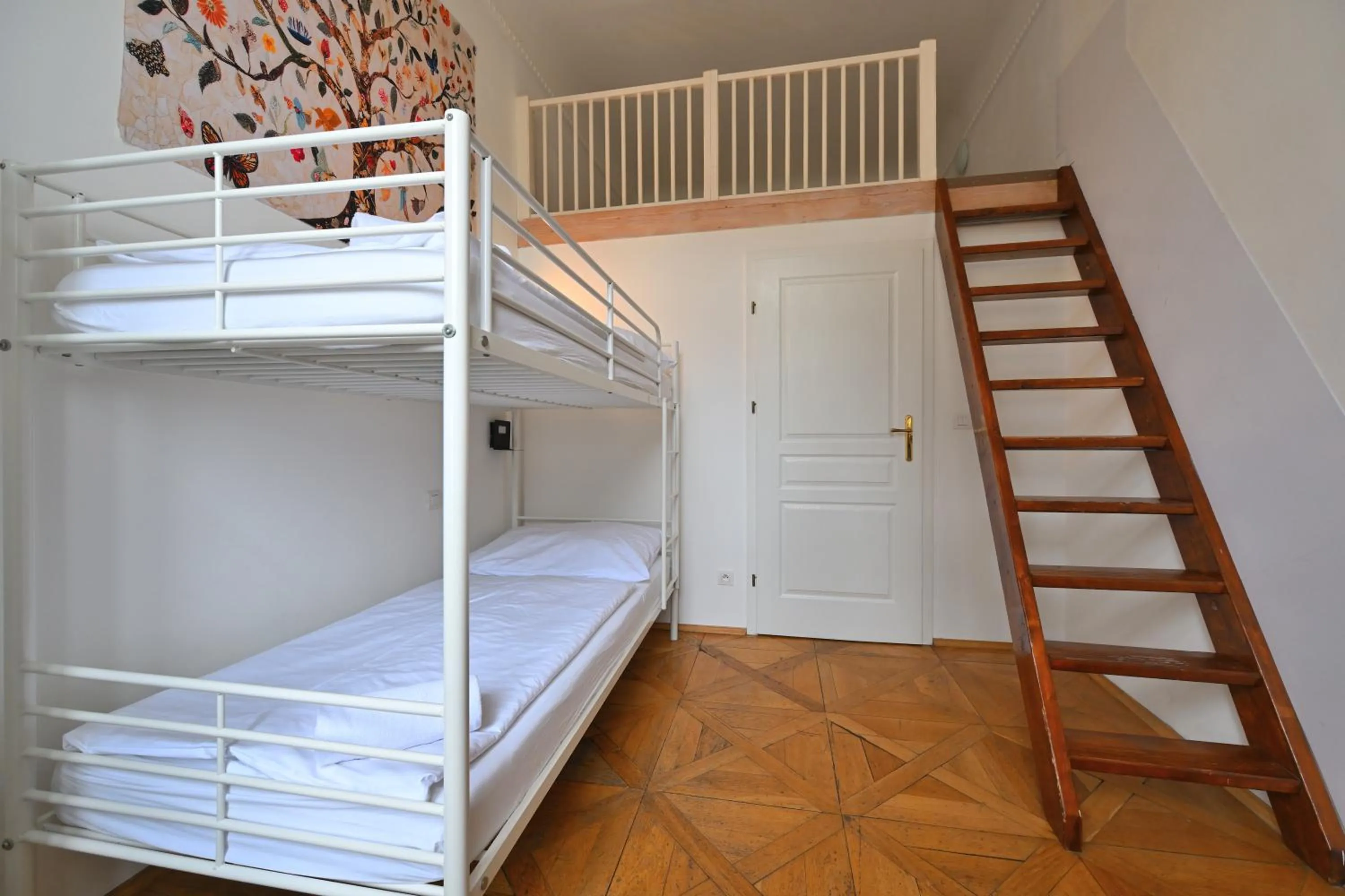 Bed in Hybernska Apartments by Pragueforyou