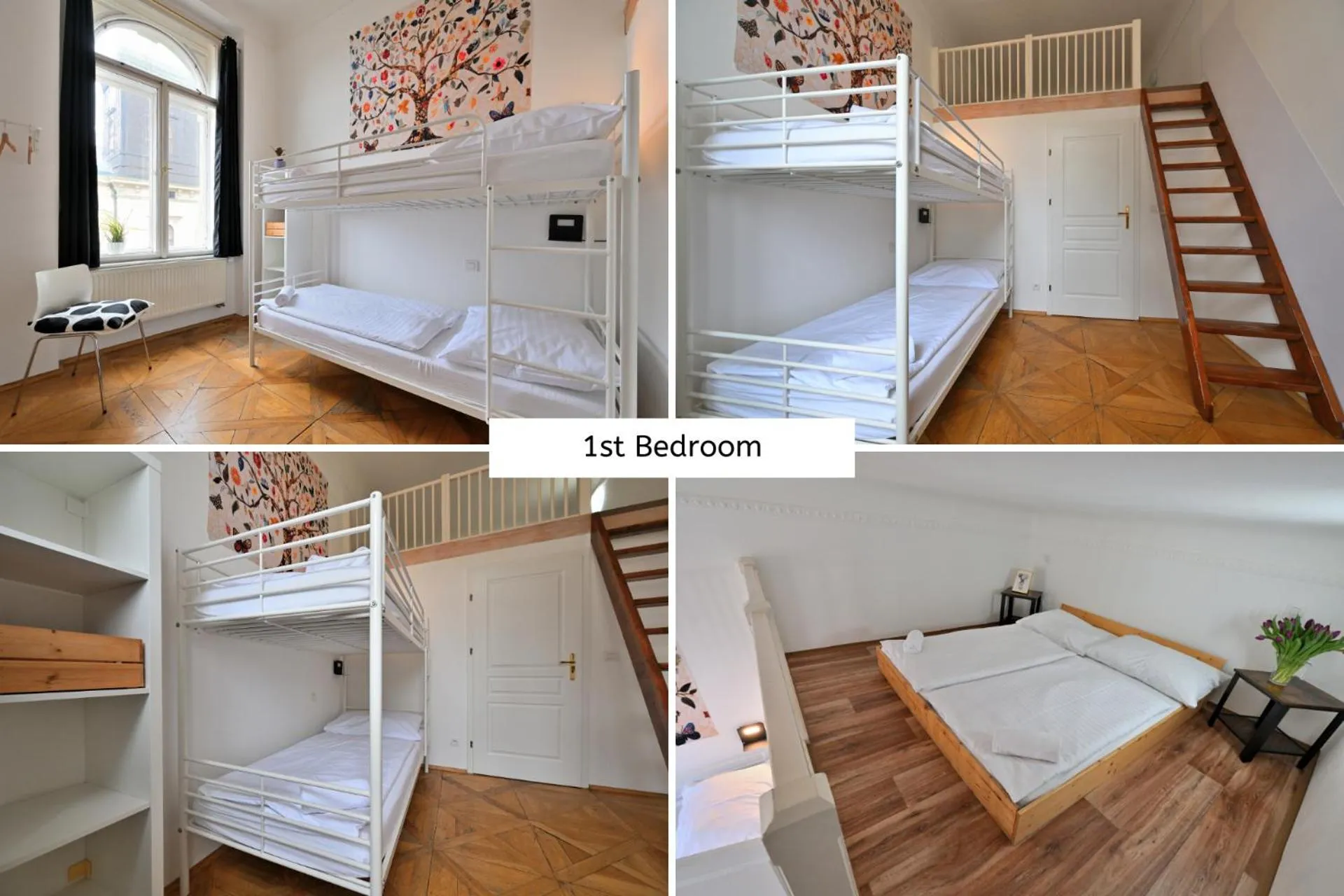 Bed in Hybernska Apartments by Pragueforyou