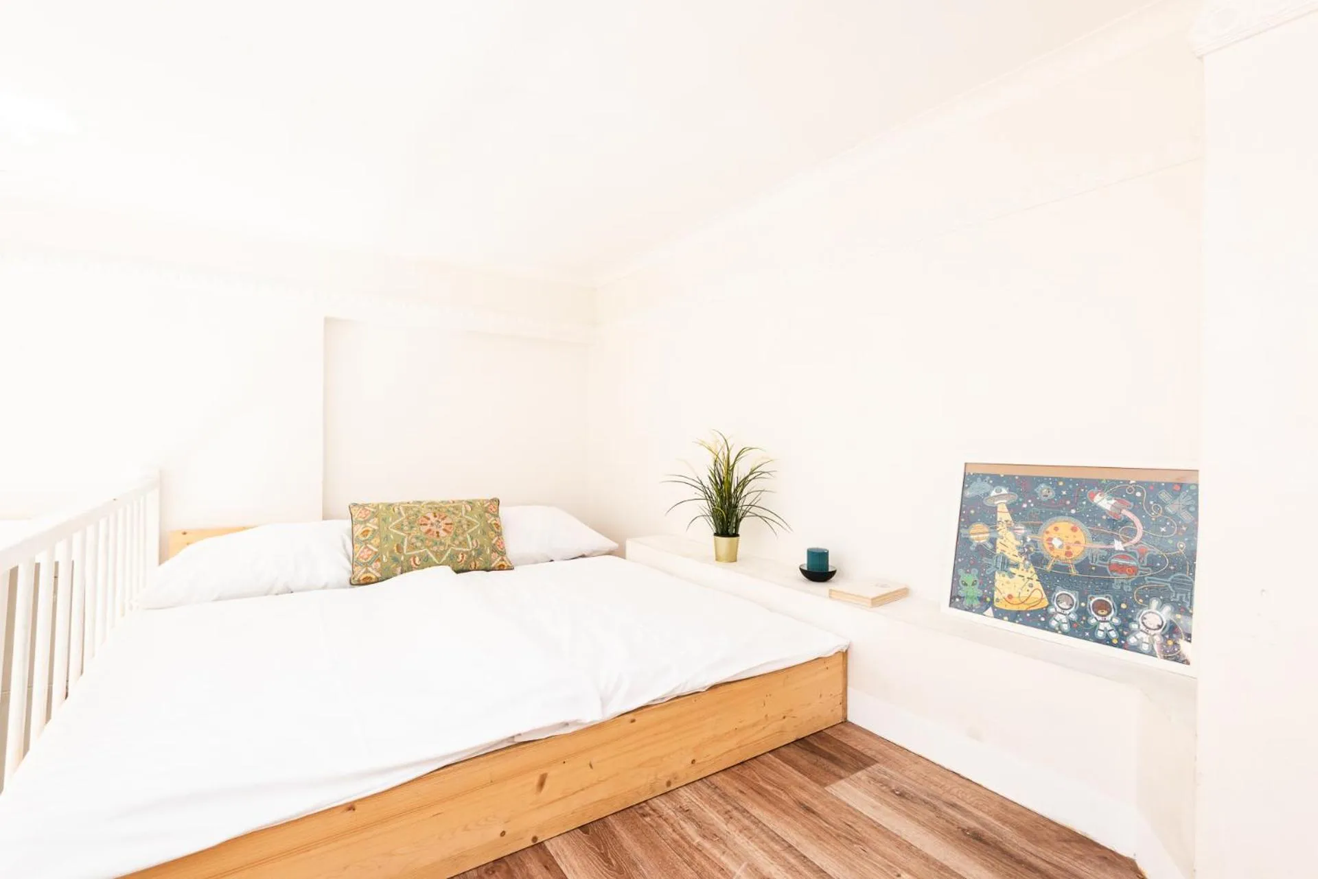 Bed in Hybernska Apartments by Pragueforyou