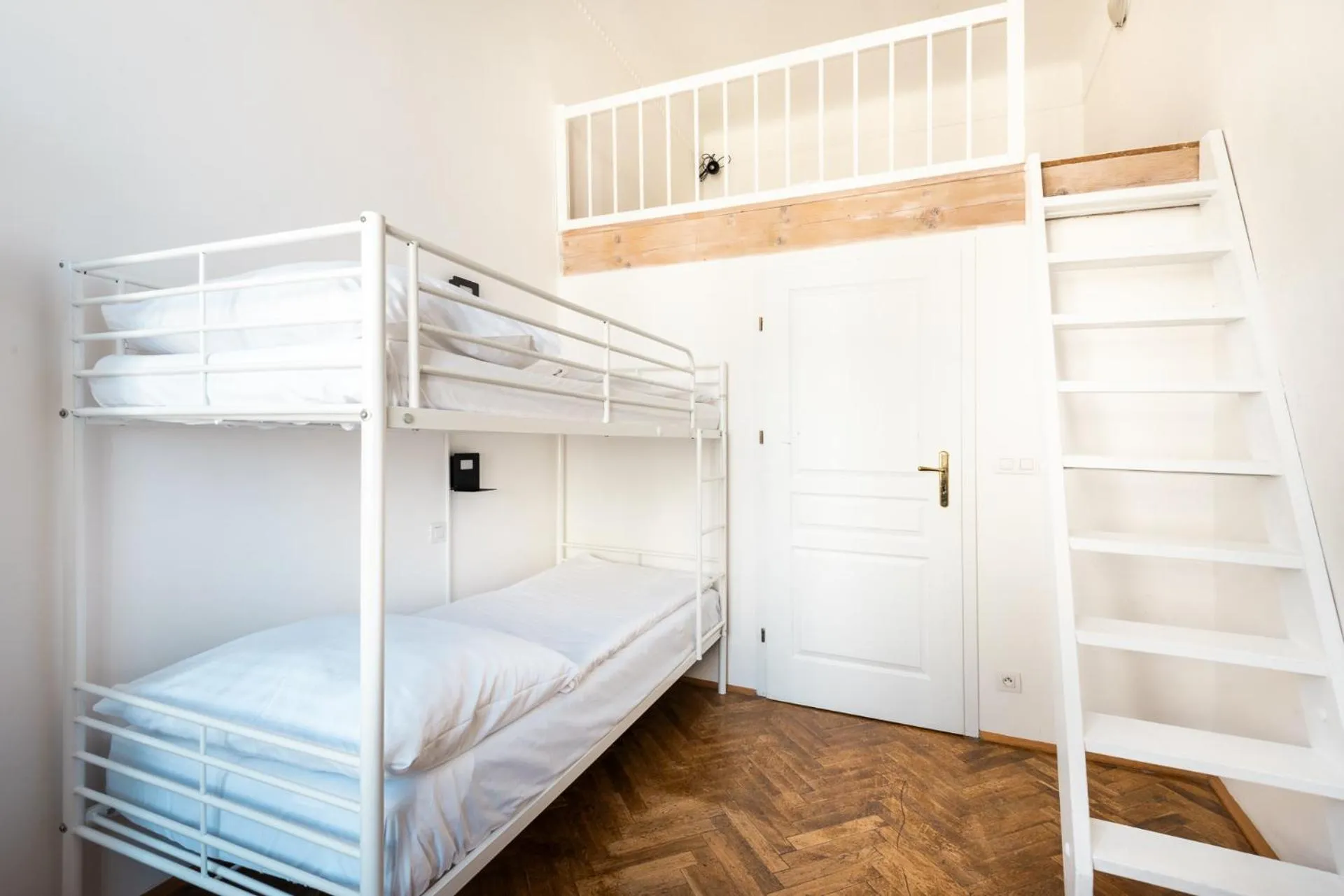 Bed in Hybernska Apartments by Pragueforyou