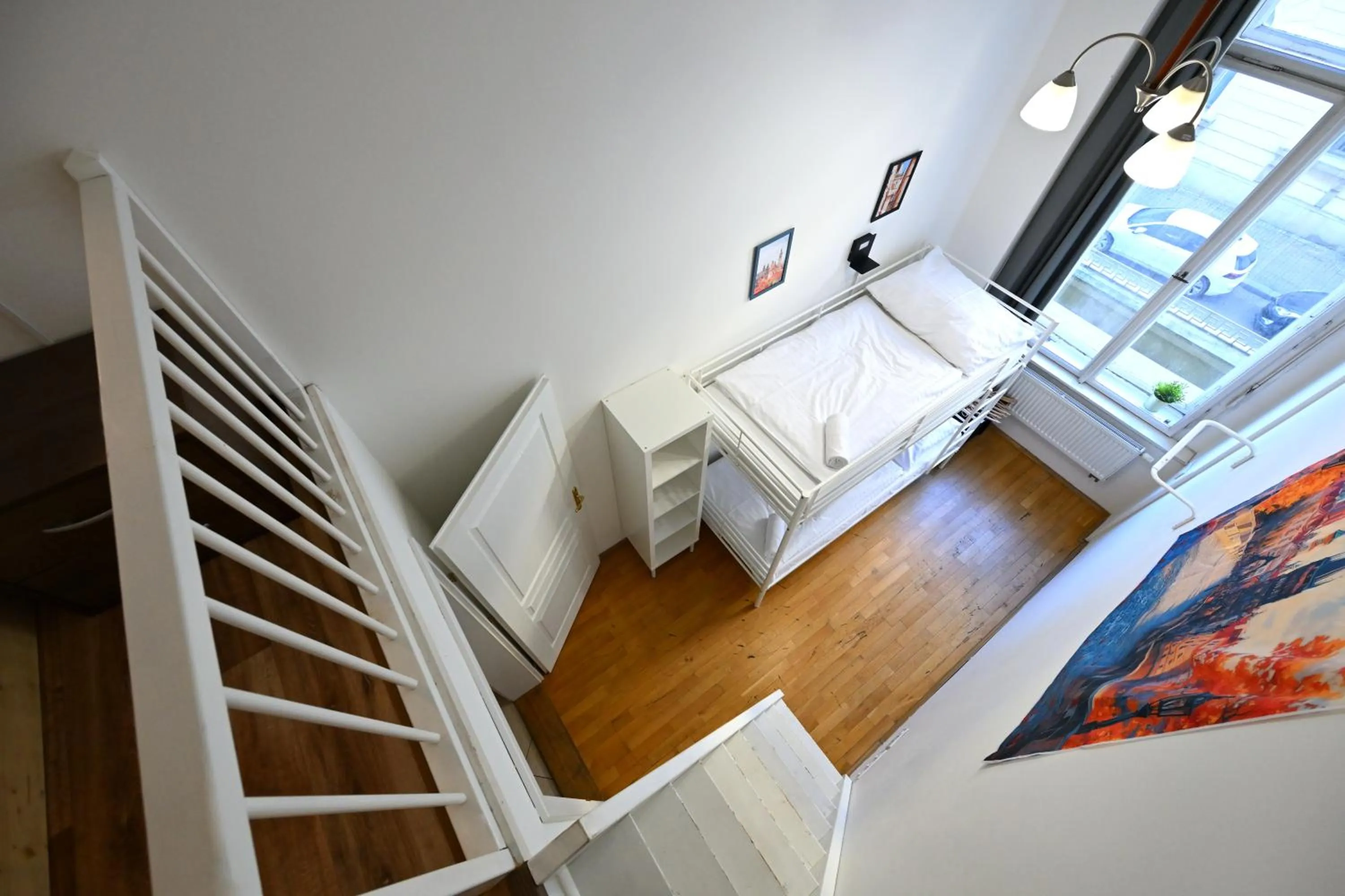 Bed in Hybernska Apartments by Pragueforyou