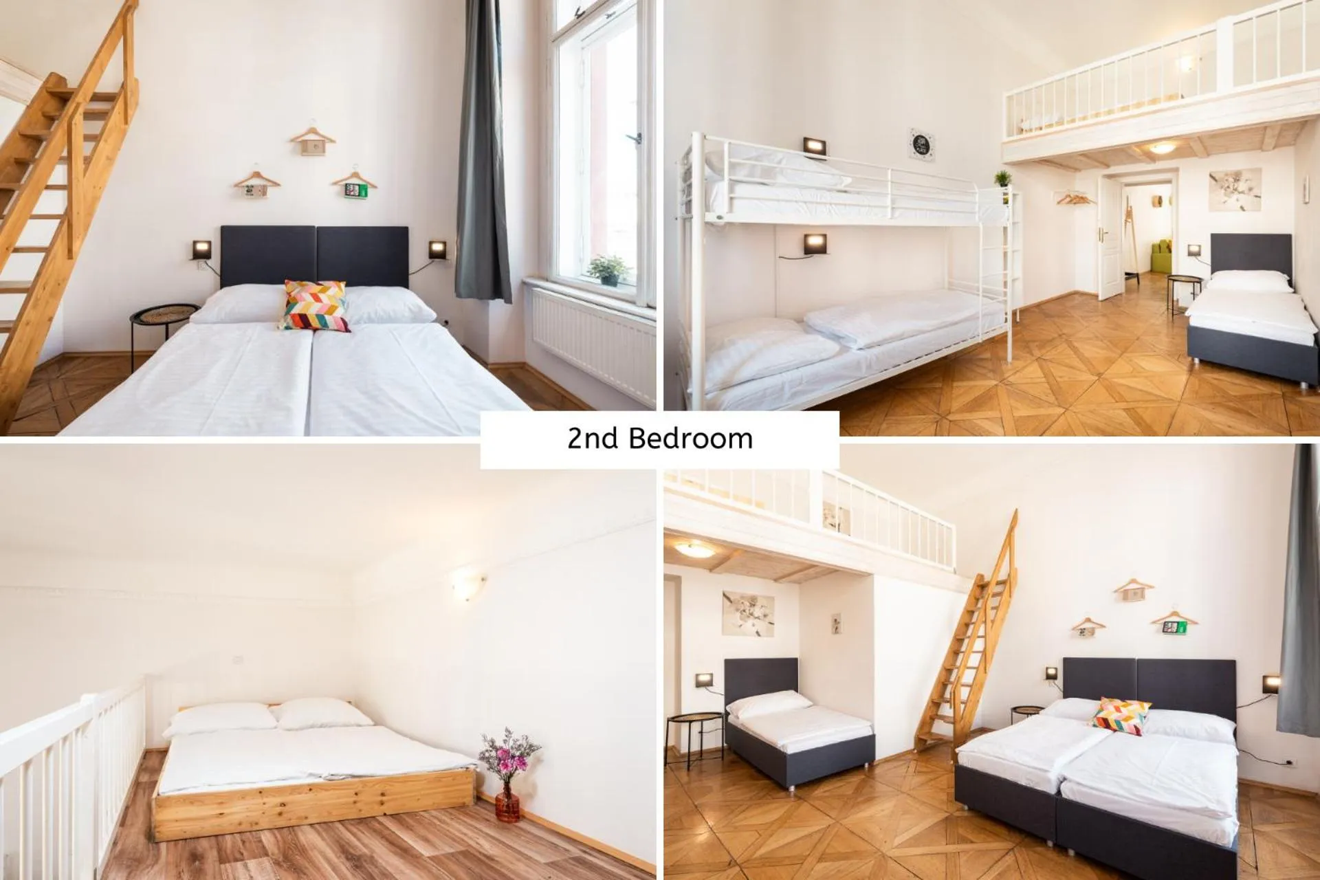 Bed in Hybernska Apartments by Pragueforyou