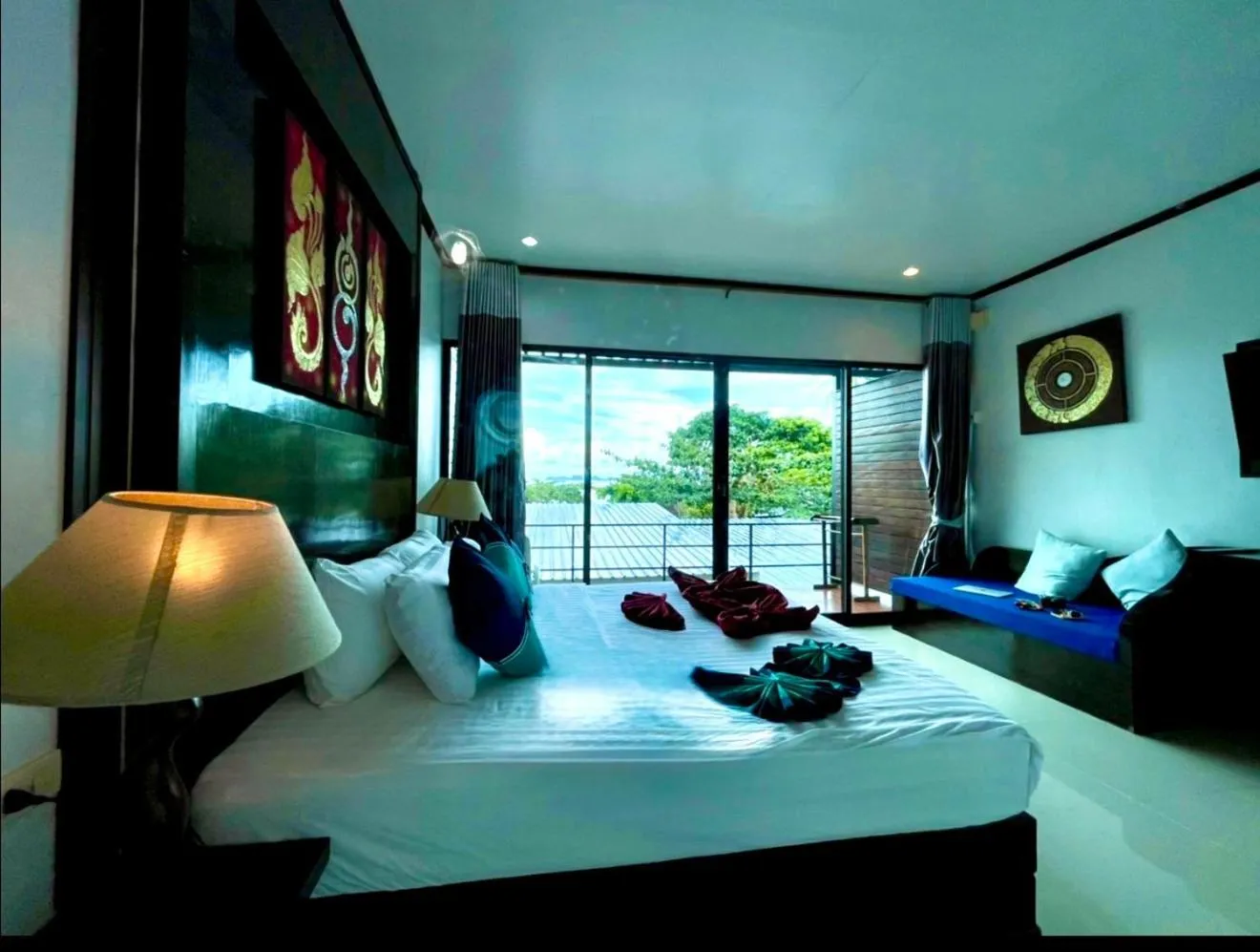 Photo of the whole room, Bed in Kathalee Beach Resort