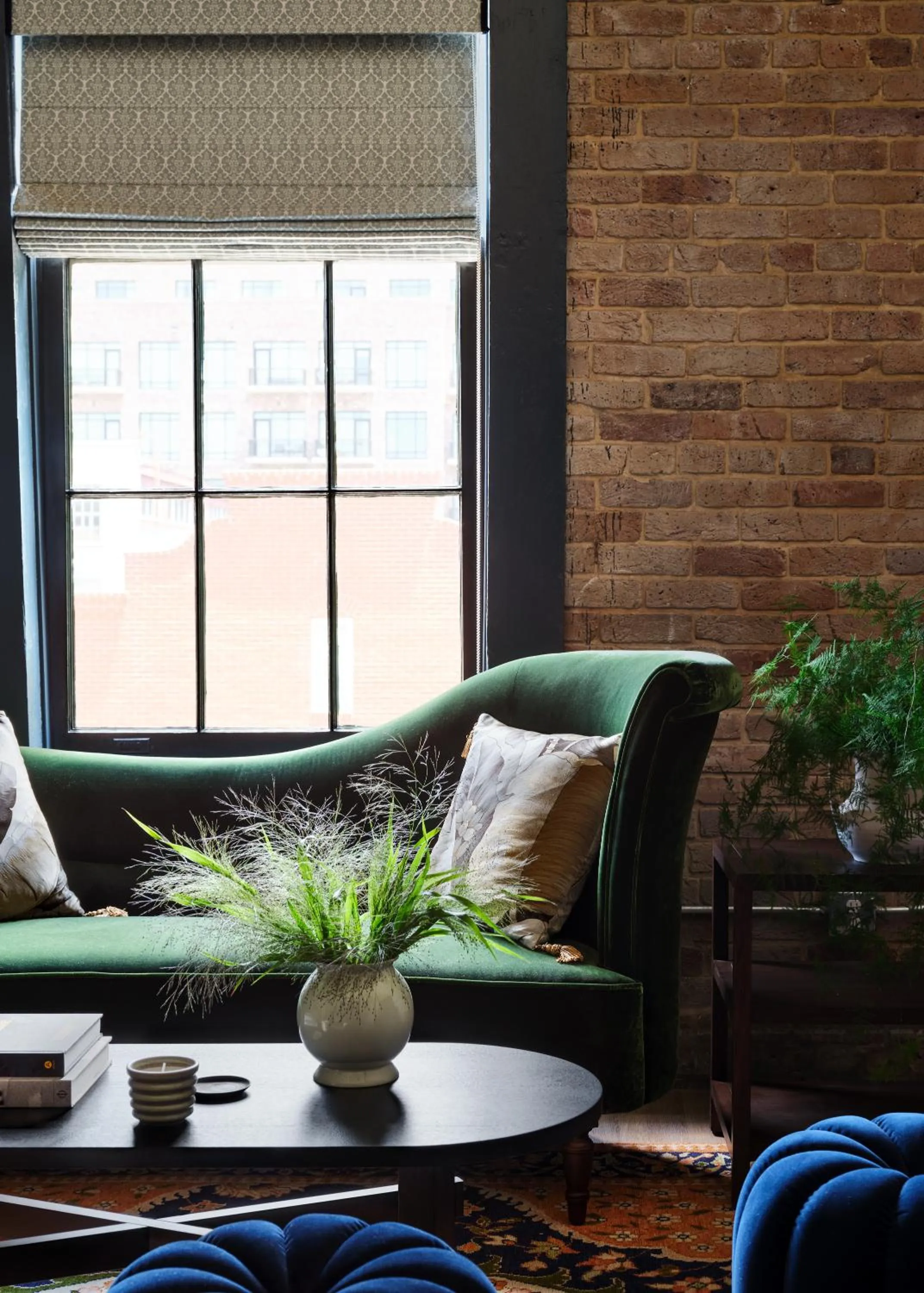 Seating area in Memoir Warehouse District