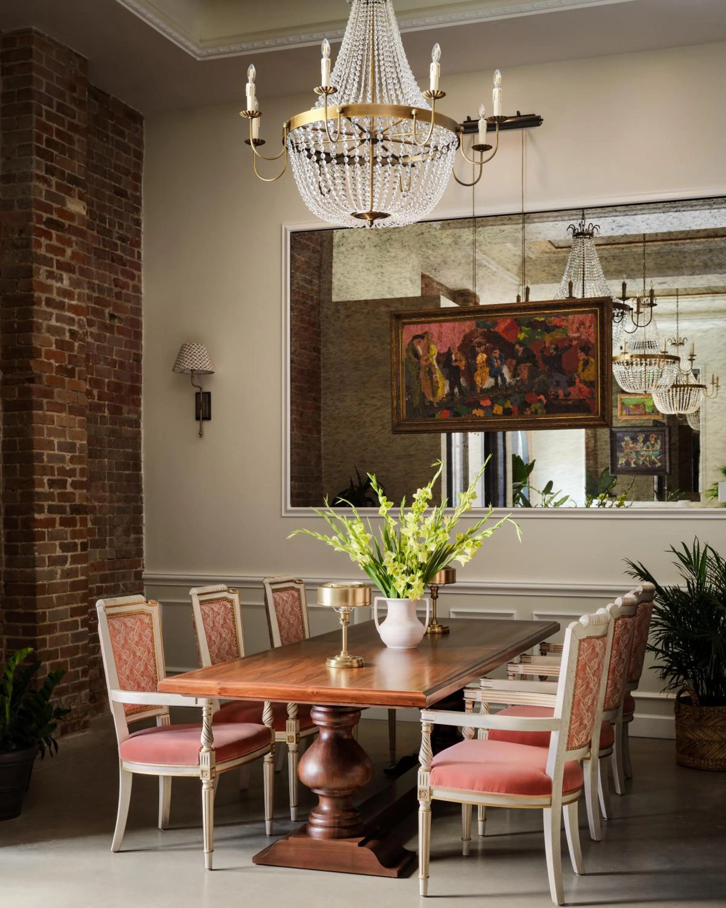 Seating area in Memoir Warehouse District