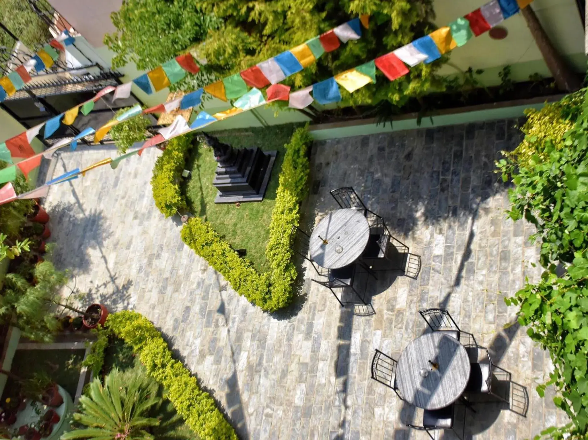 Garden view in Shakya House Garden view in Shakya House