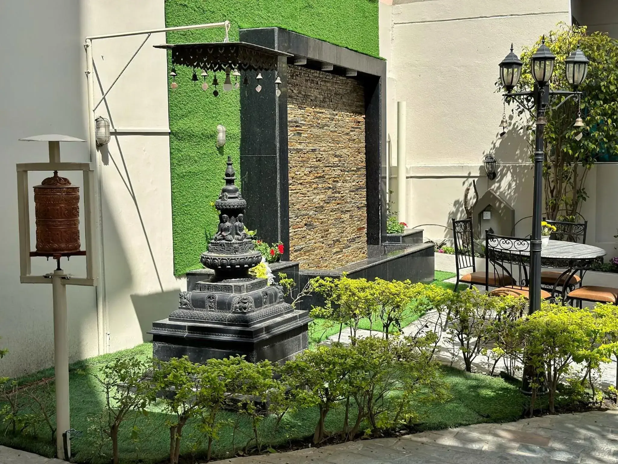 Facade/entrance in Shakya House Facade/entrance in Shakya House