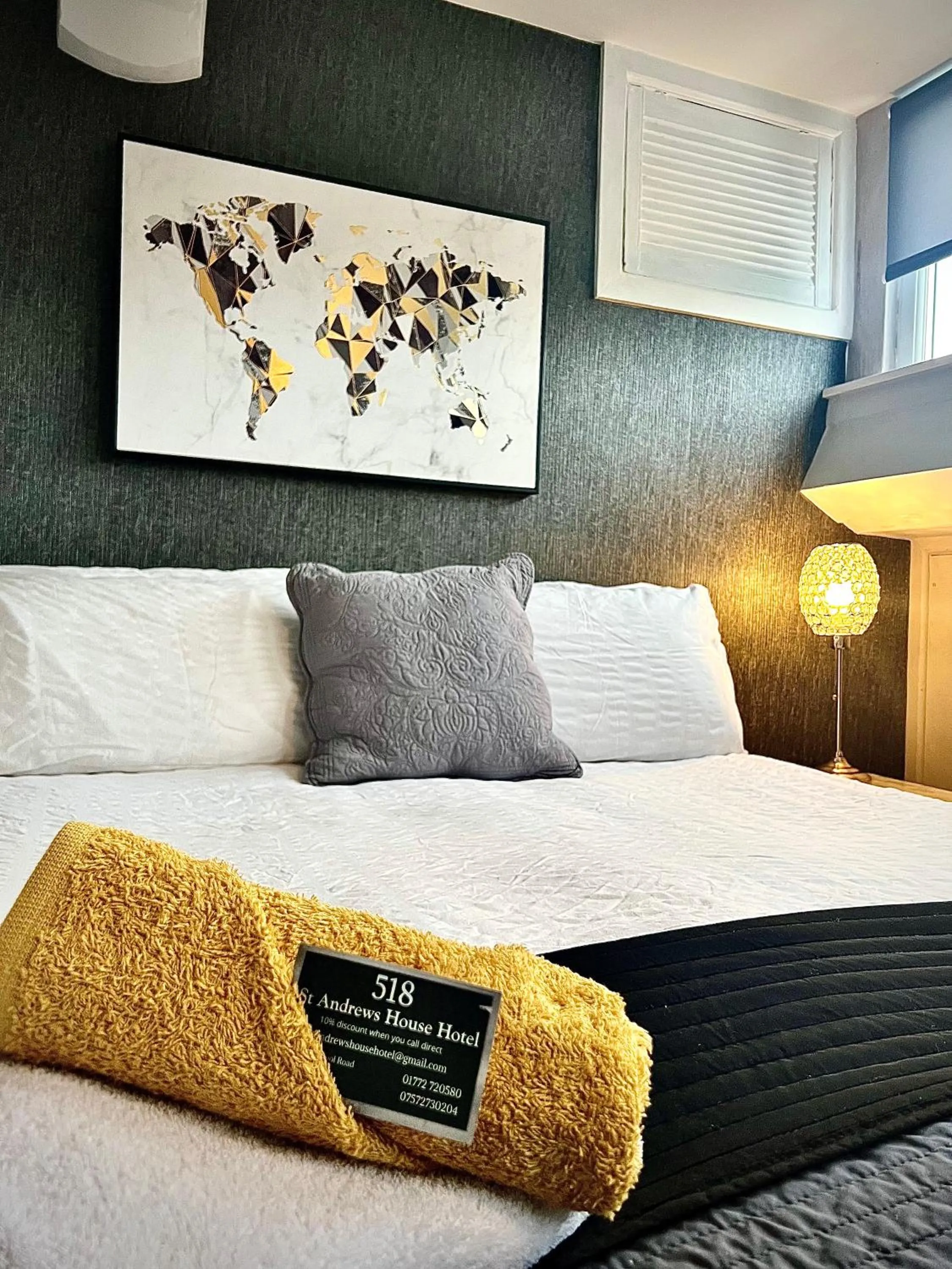 Bed in St Andrews house Hotel