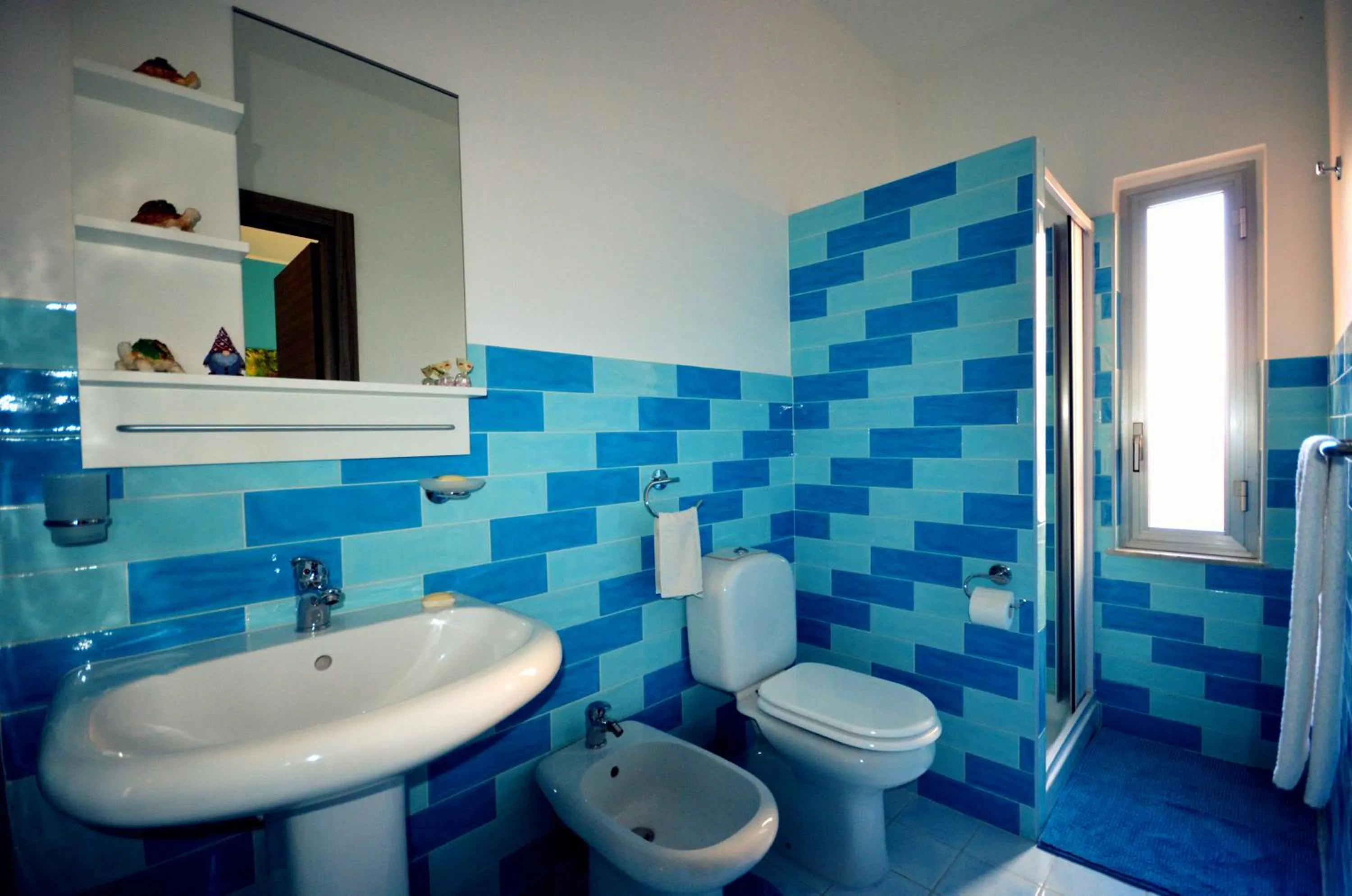 Shower in Naxos Sea Holiday Apartments