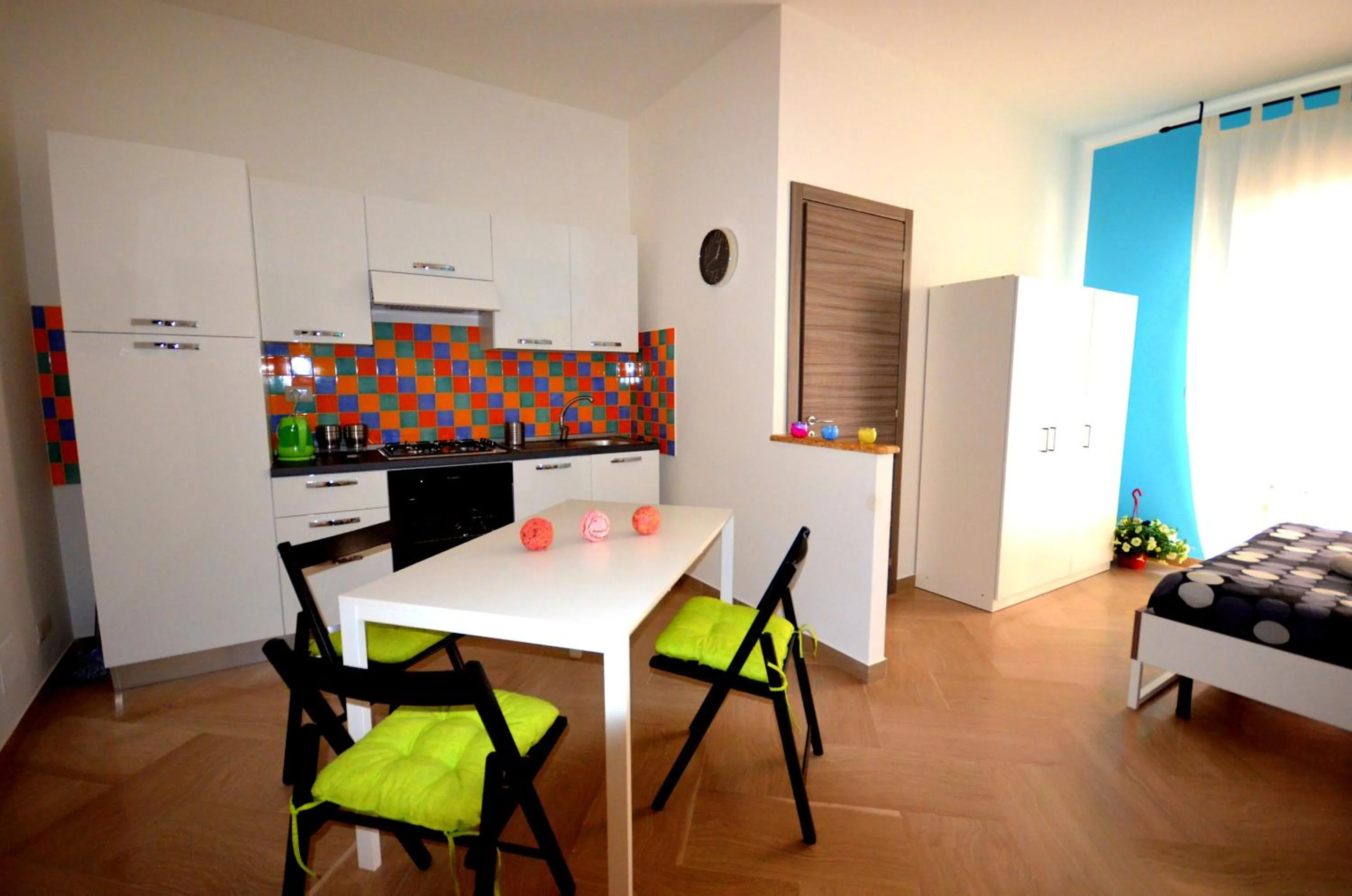 Kitchen or kitchenette in Naxos Sea Holiday Apartments