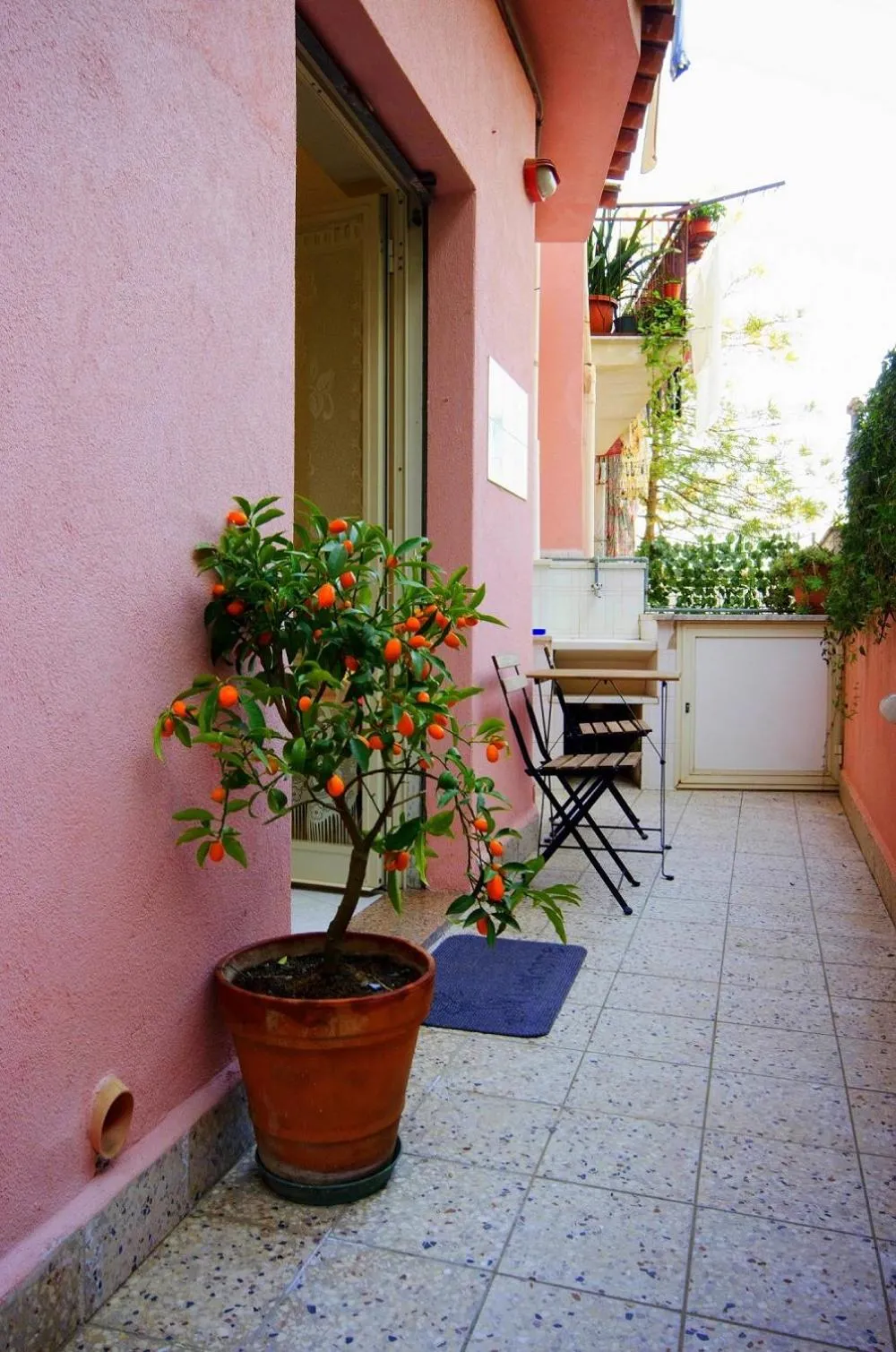 Balcony/Terrace in Naxos Sea Holiday Apartments