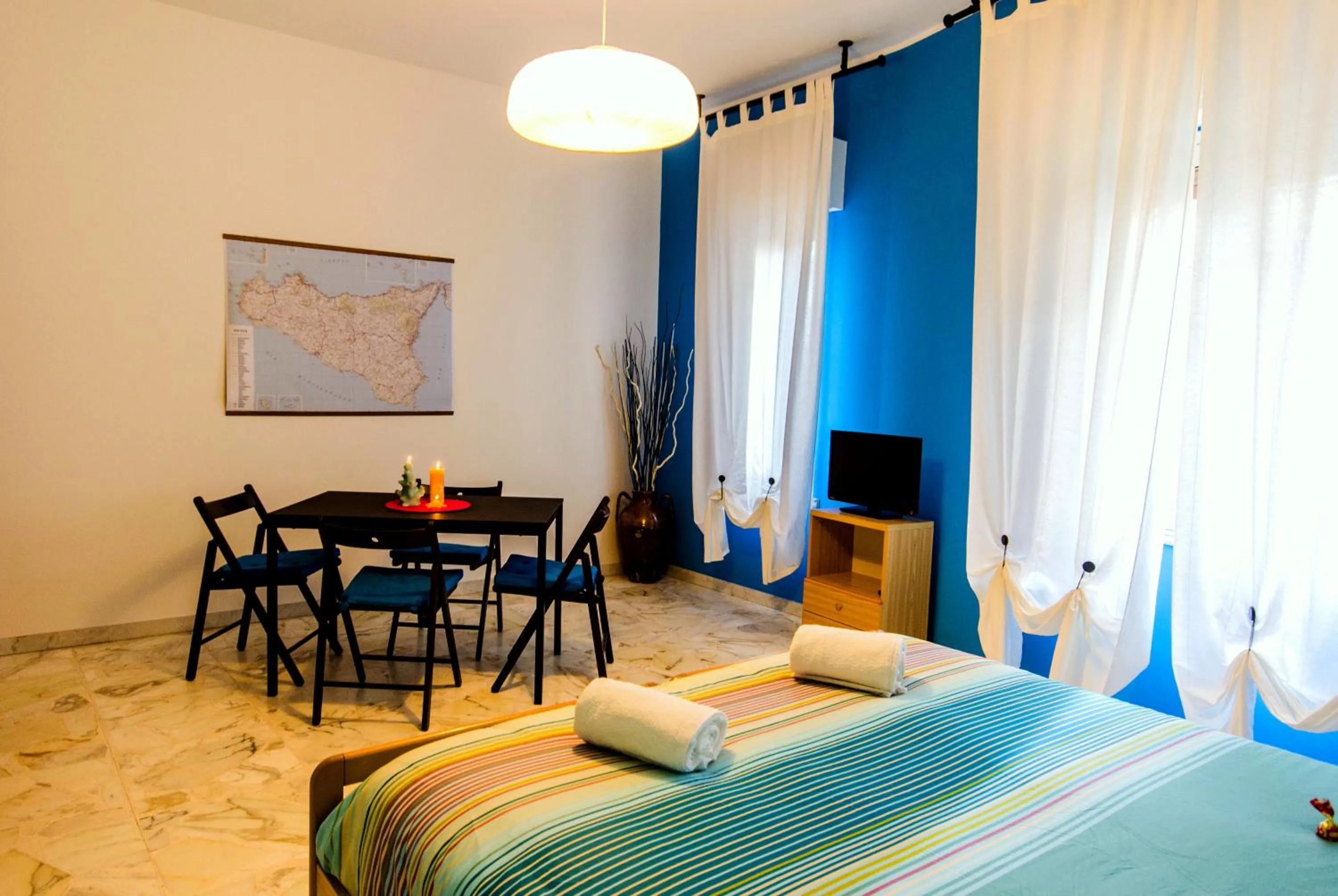 Photo of the whole room, Bed in Naxos Sea Holiday Apartments