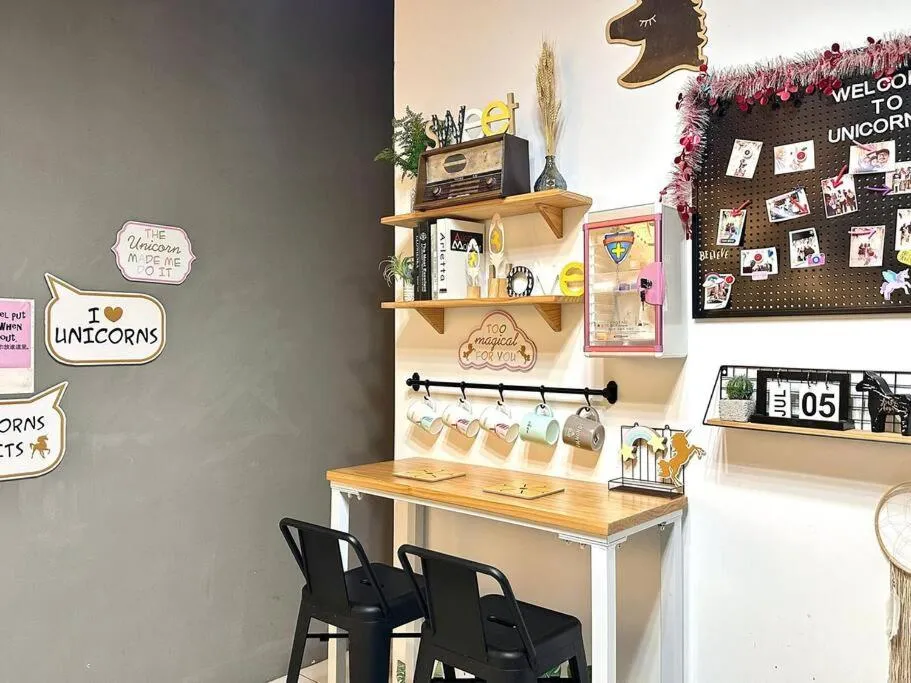 Dining area in Unicorn Fairy Theme 2BR Airport Suite# Straits Intl# Pantai Hospt