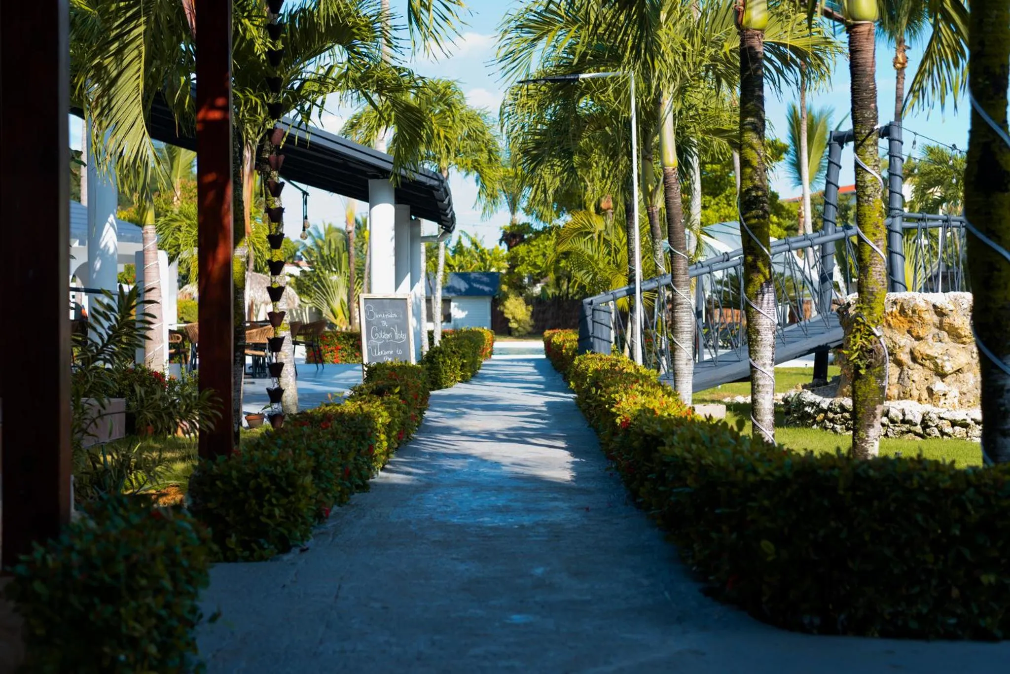 Natural landscape in El Colibri Hotel