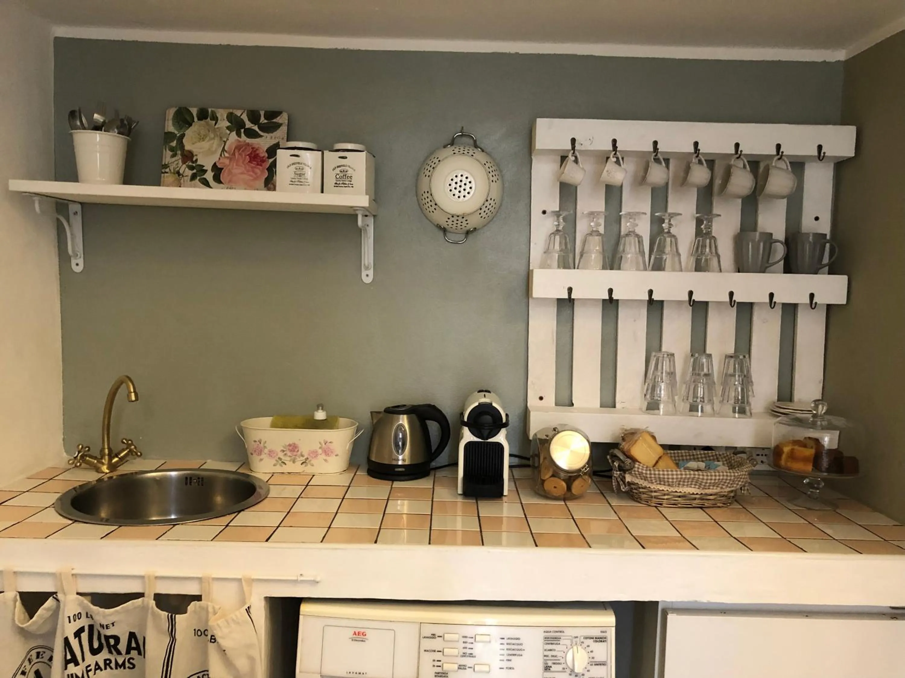 Kitchen or kitchenette in Residenza Fiori di Grano