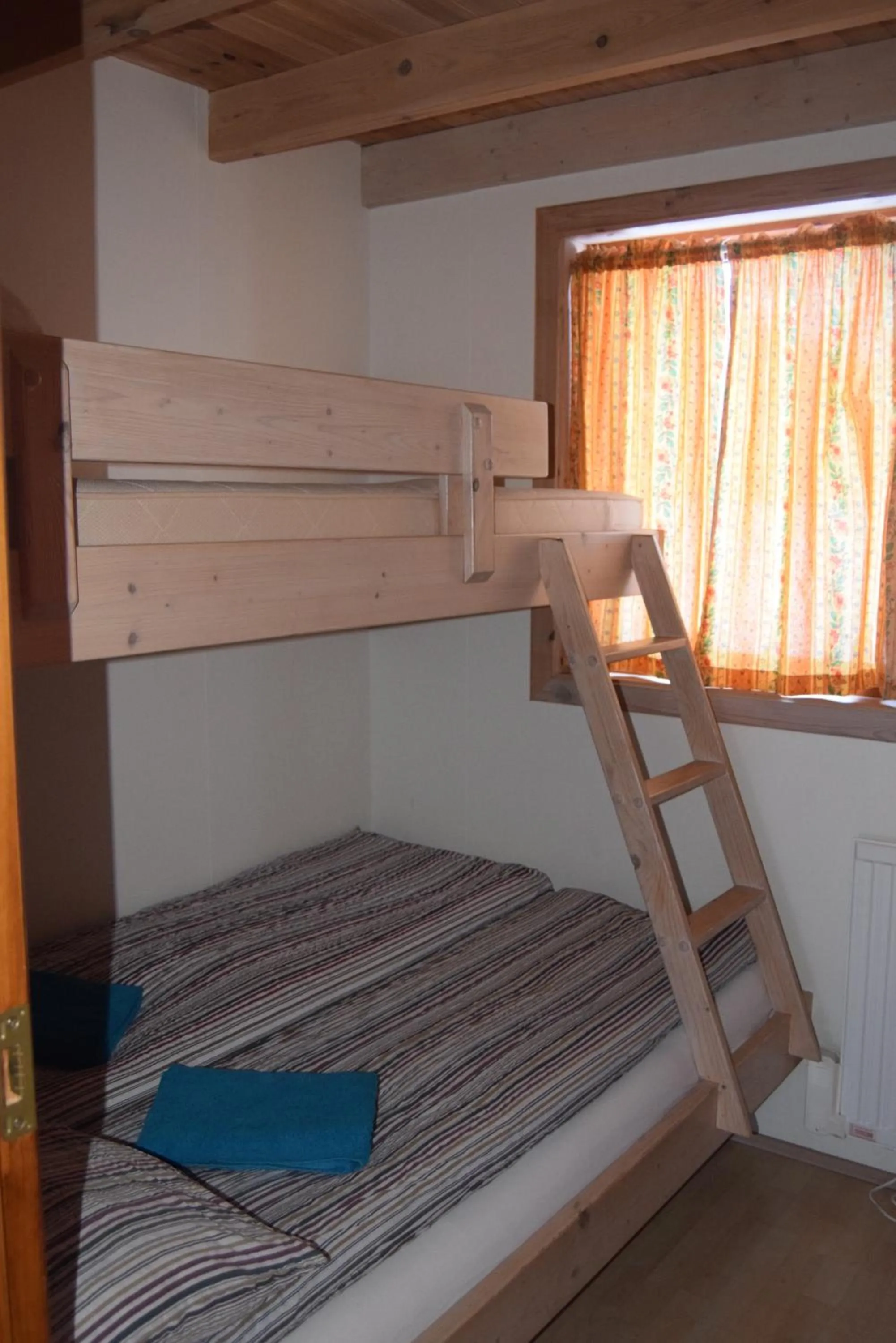 Bed in Hörgsland Cottages