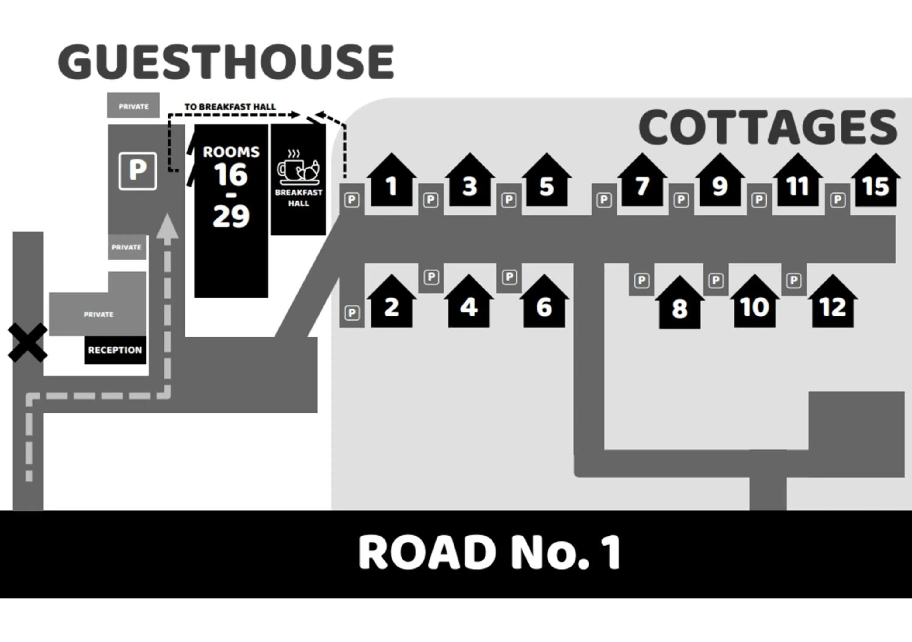Breakfast in Hörgsland Cottages