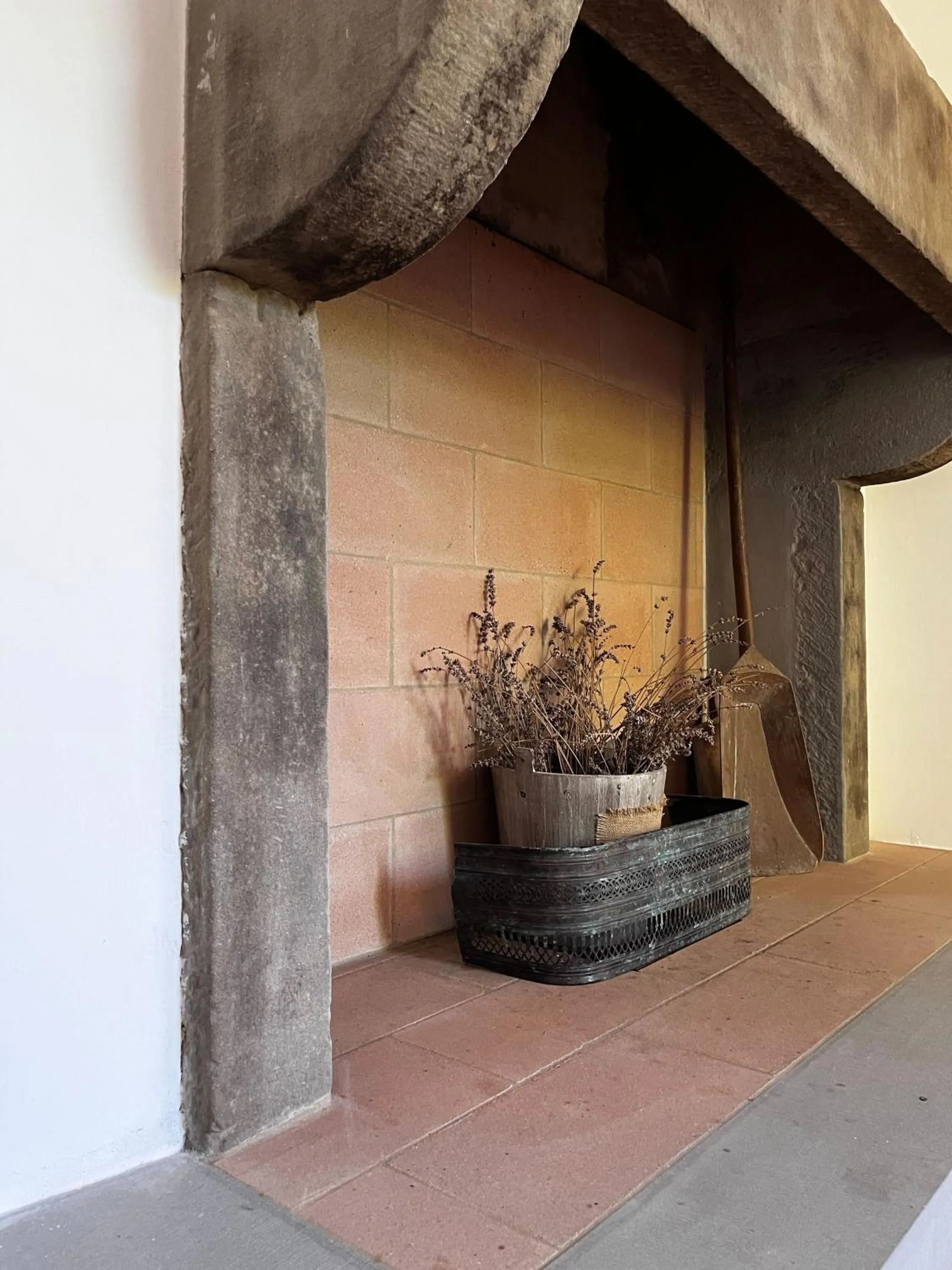 fireplace in The Monna Lisa Resort