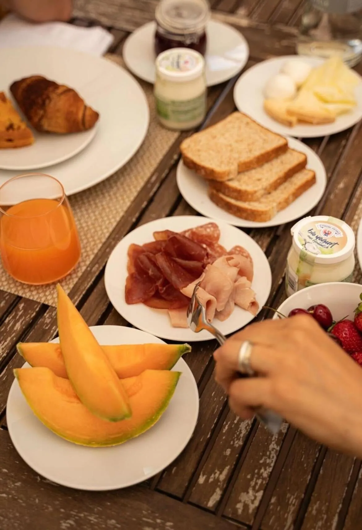 Continental breakfast in The Monna Lisa Resort