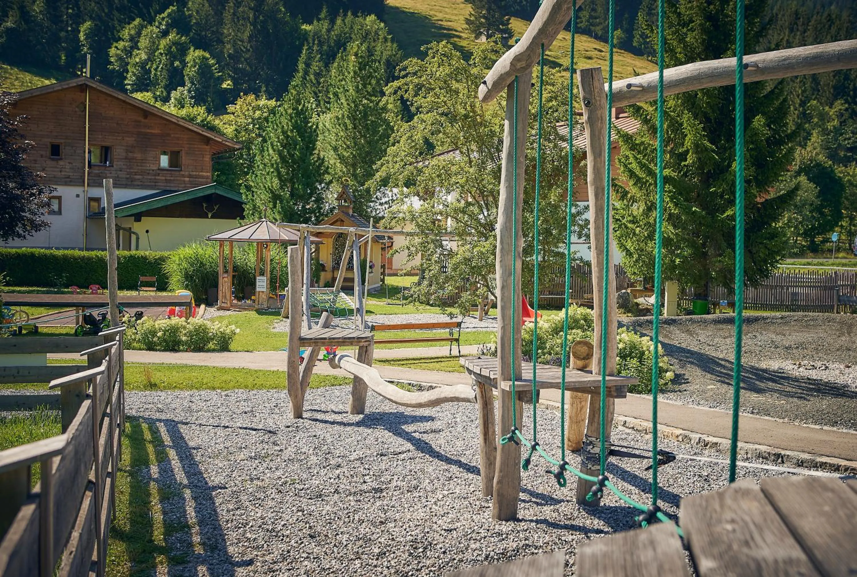 Children play ground in Boutique House happYellow Saalbach