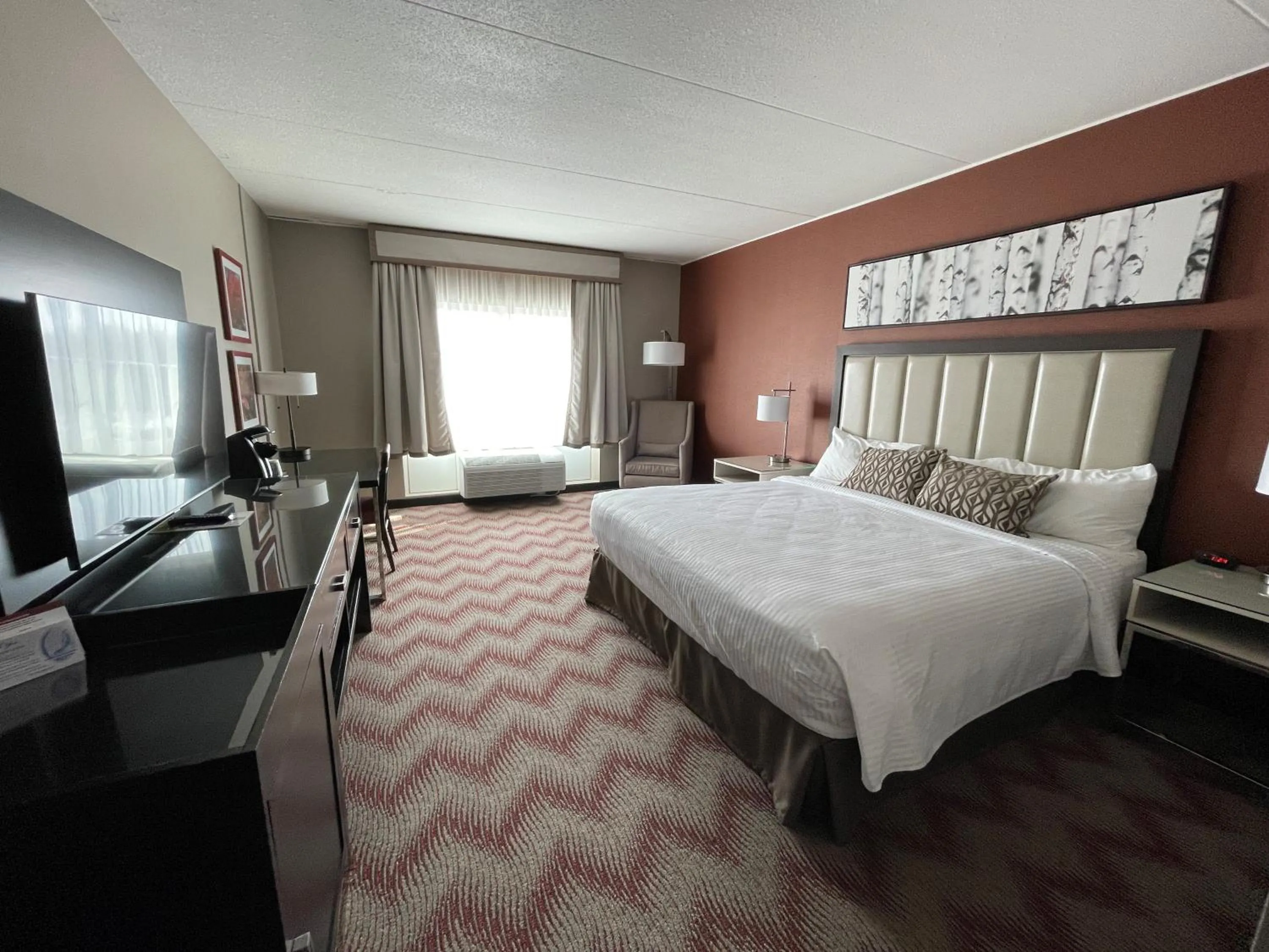 Bed in Oxford Casino Hotel