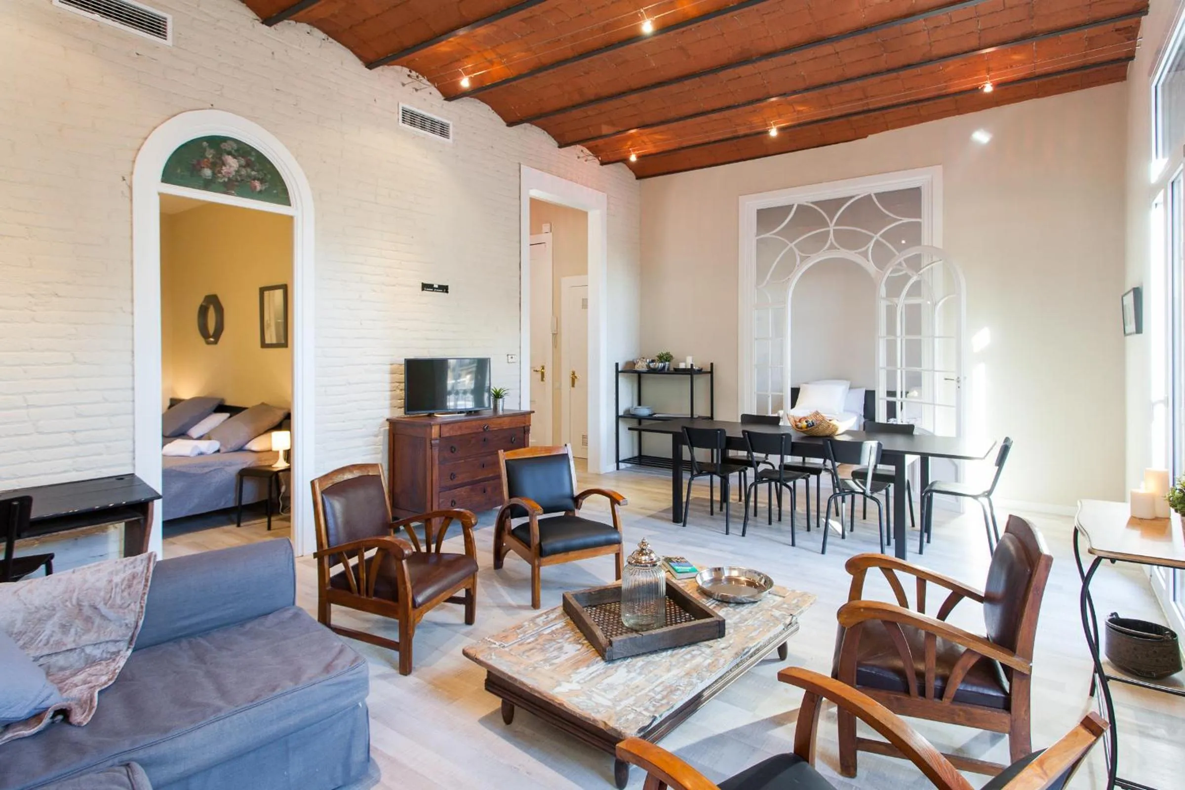 Living room in Key Plaza Cataluña Bliss