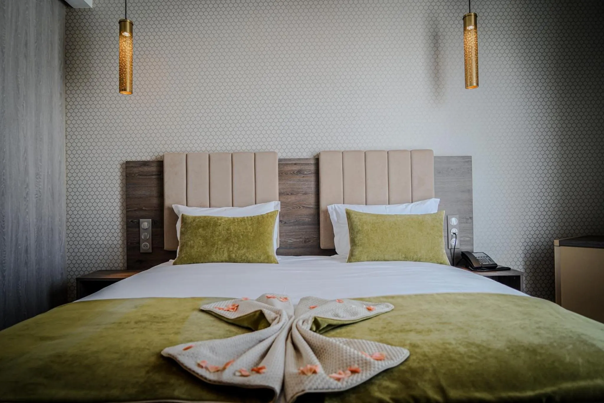 Bed in AZ hôtel des arts