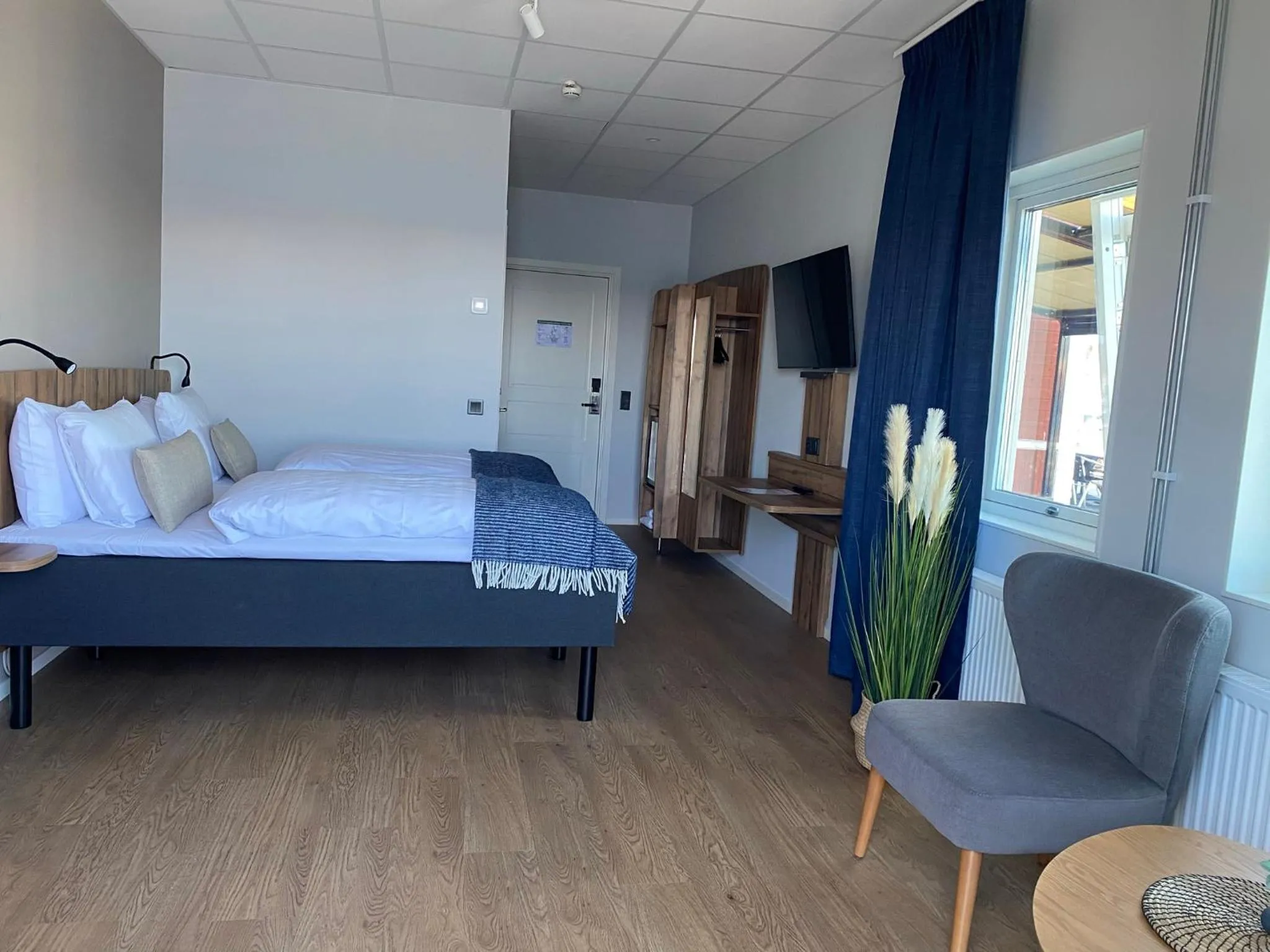 Bed in Badholmen Restaurang & Hotell