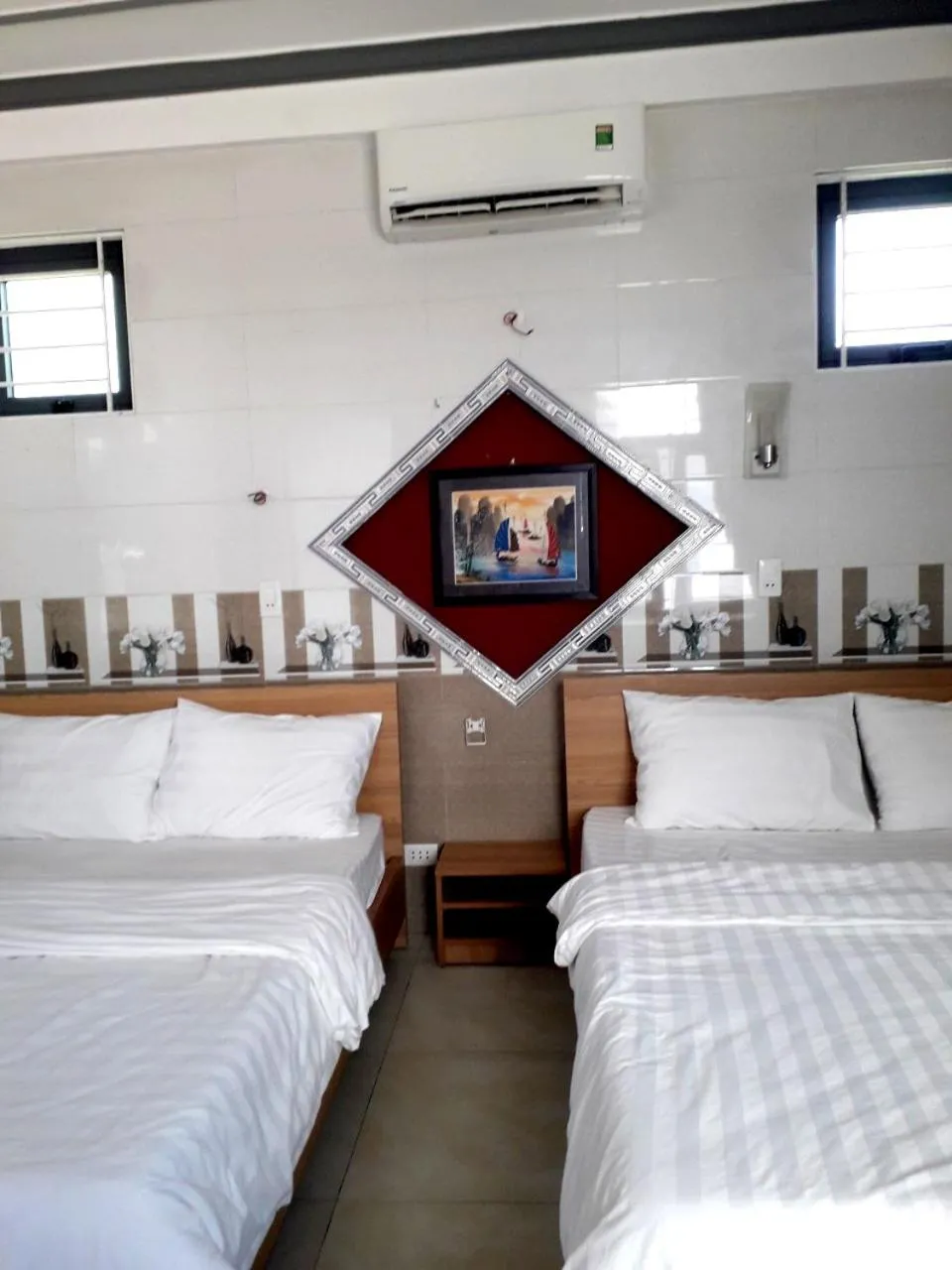 Bed in Nguyet Anh Guesthouse