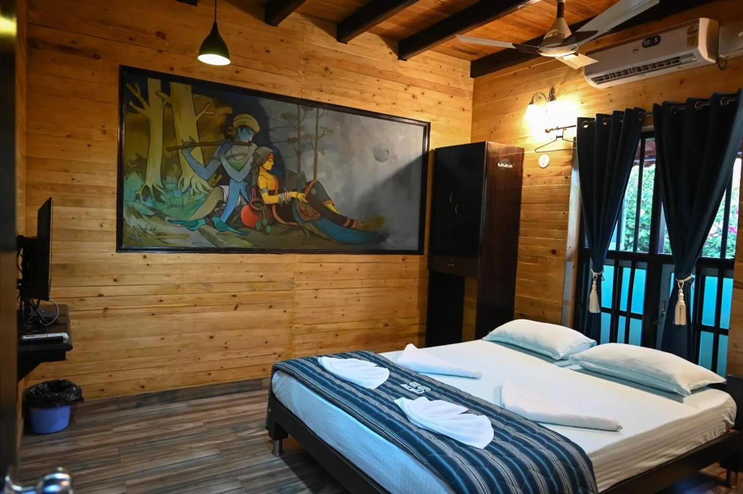Bedroom, Bed in Mudra beach villa Gokarna