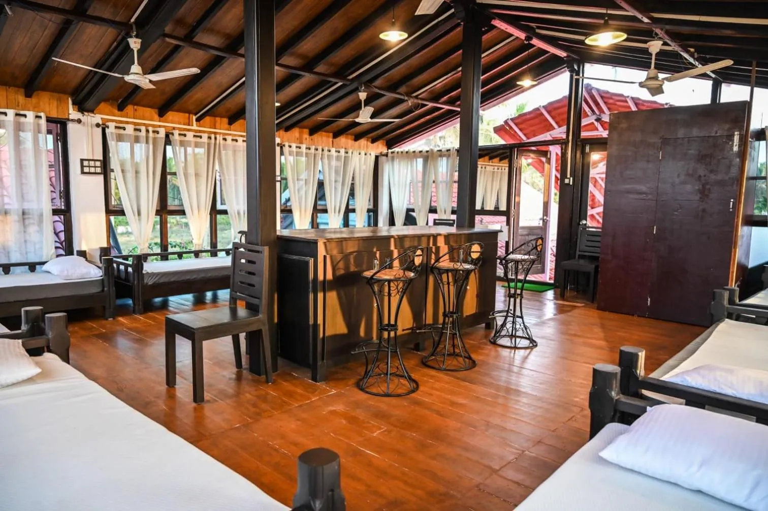 Seating area in Mudra beach villa Gokarna