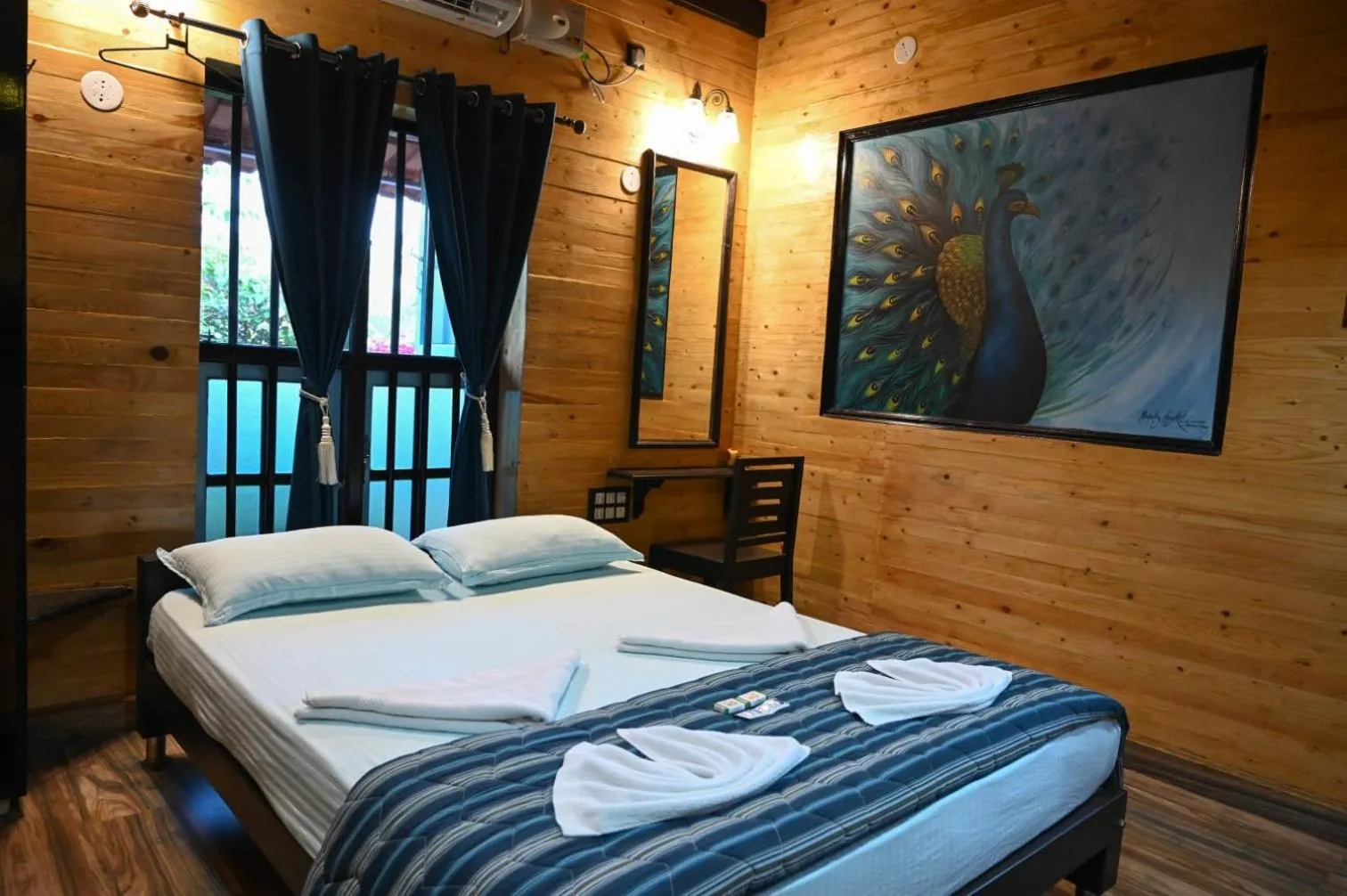 Bedroom, Bed in Mudra beach villa Gokarna