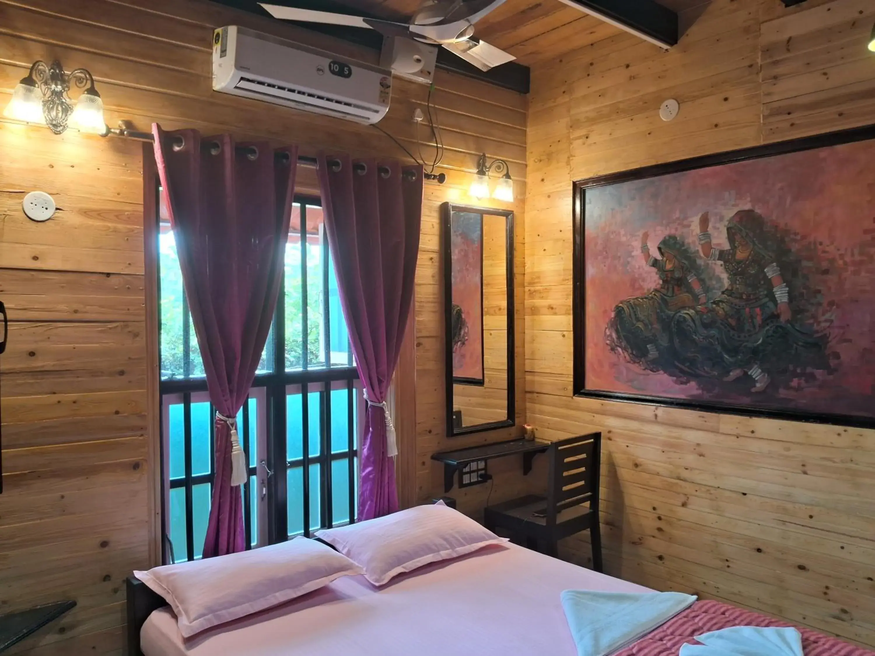 Bedroom, Bed in Mudra beach villa Gokarna Bedroom, Bed in Mudra beach villa Gokarna