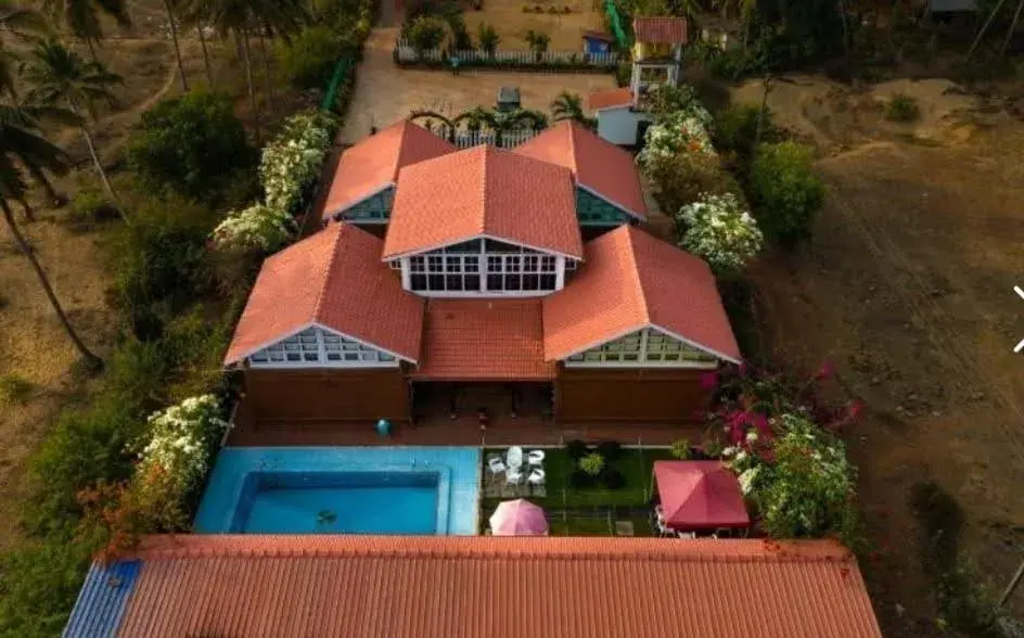 Property building in Mudra beach villa Gokarna Property building in Mudra beach villa Gokarna