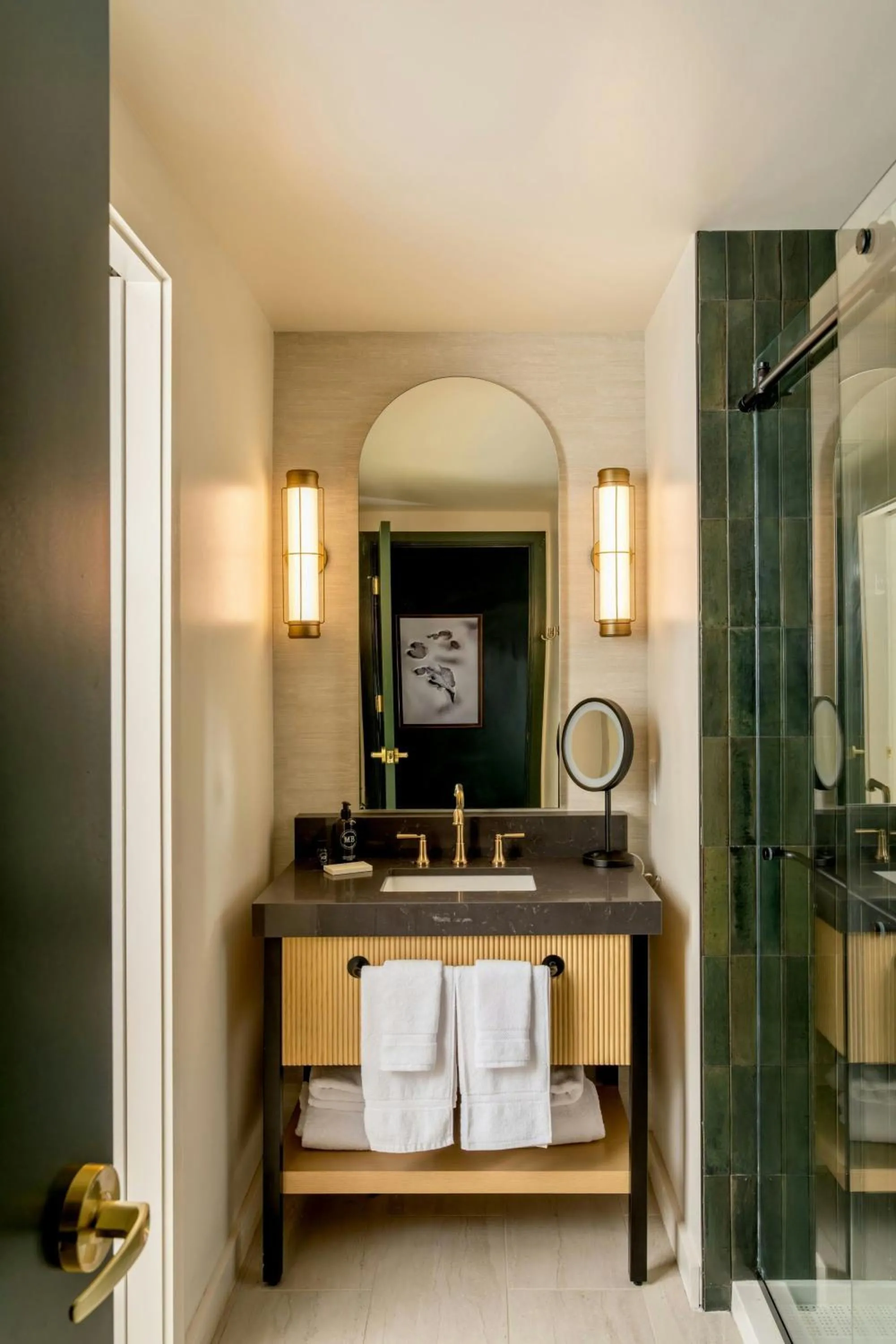 Bathroom in Brookmere Saratoga, a Tribute Portfolio Hotel