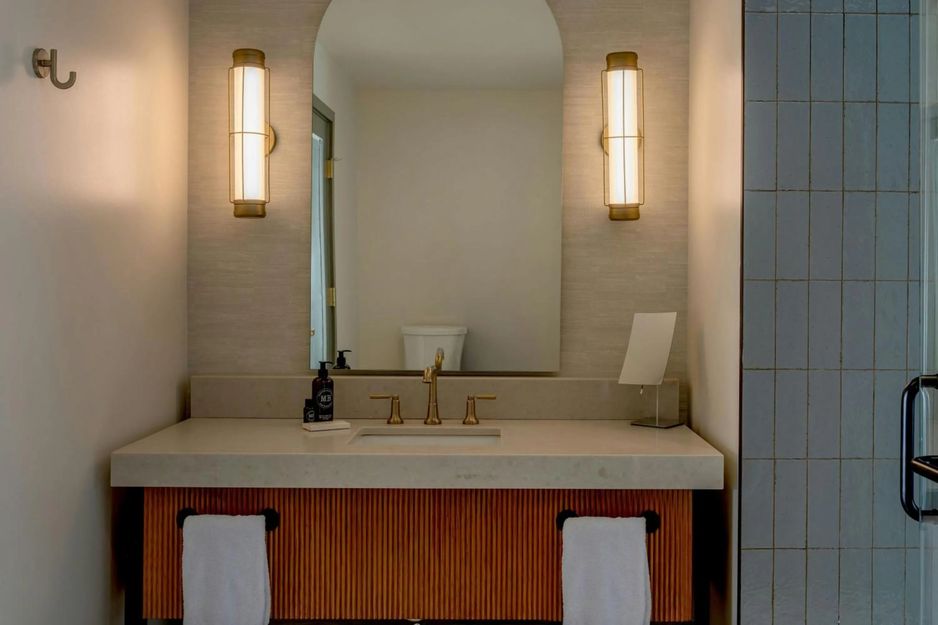 Bathroom in Brookmere Saratoga, a Tribute Portfolio Hotel
