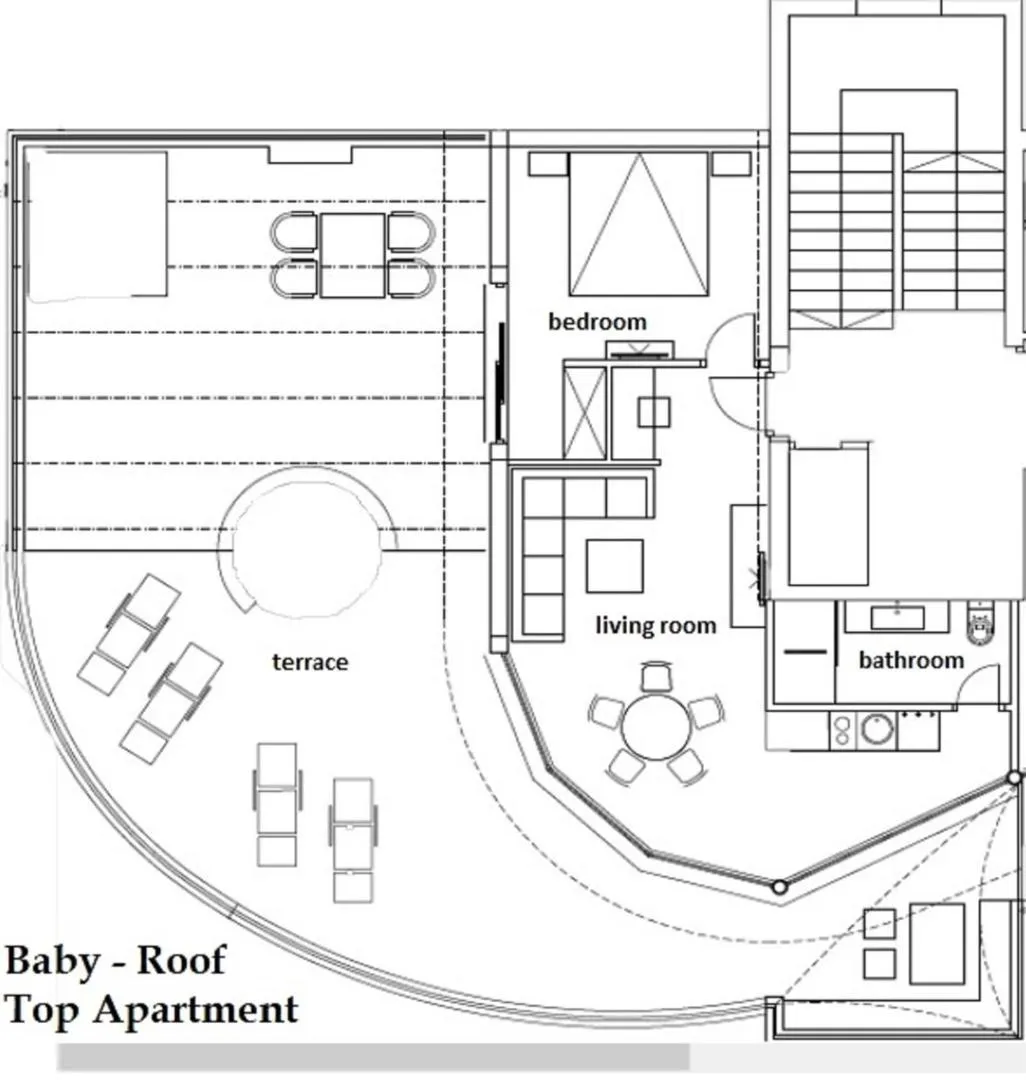 Floor plan in Ark Beach Apartments