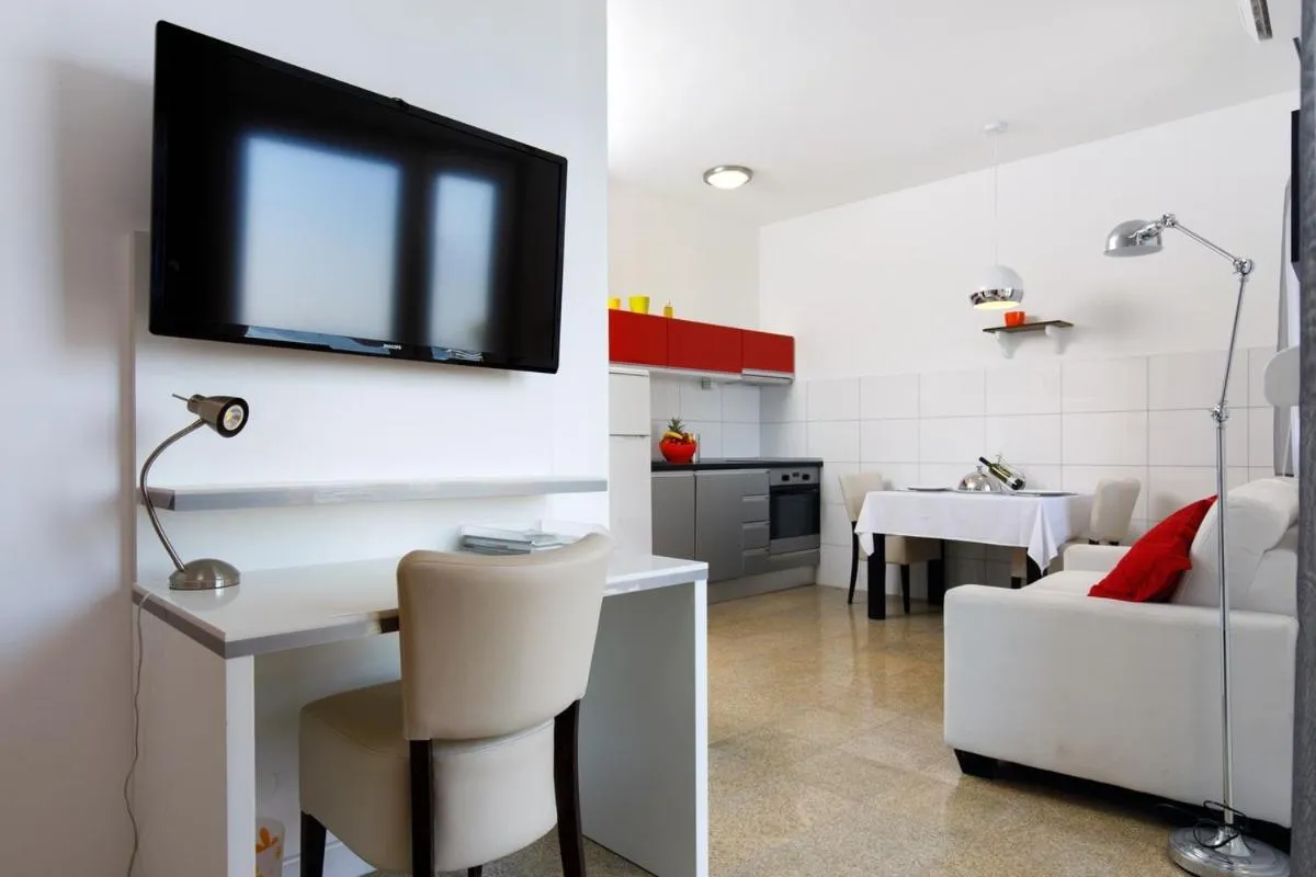 Living room in Ark Beach Apartments