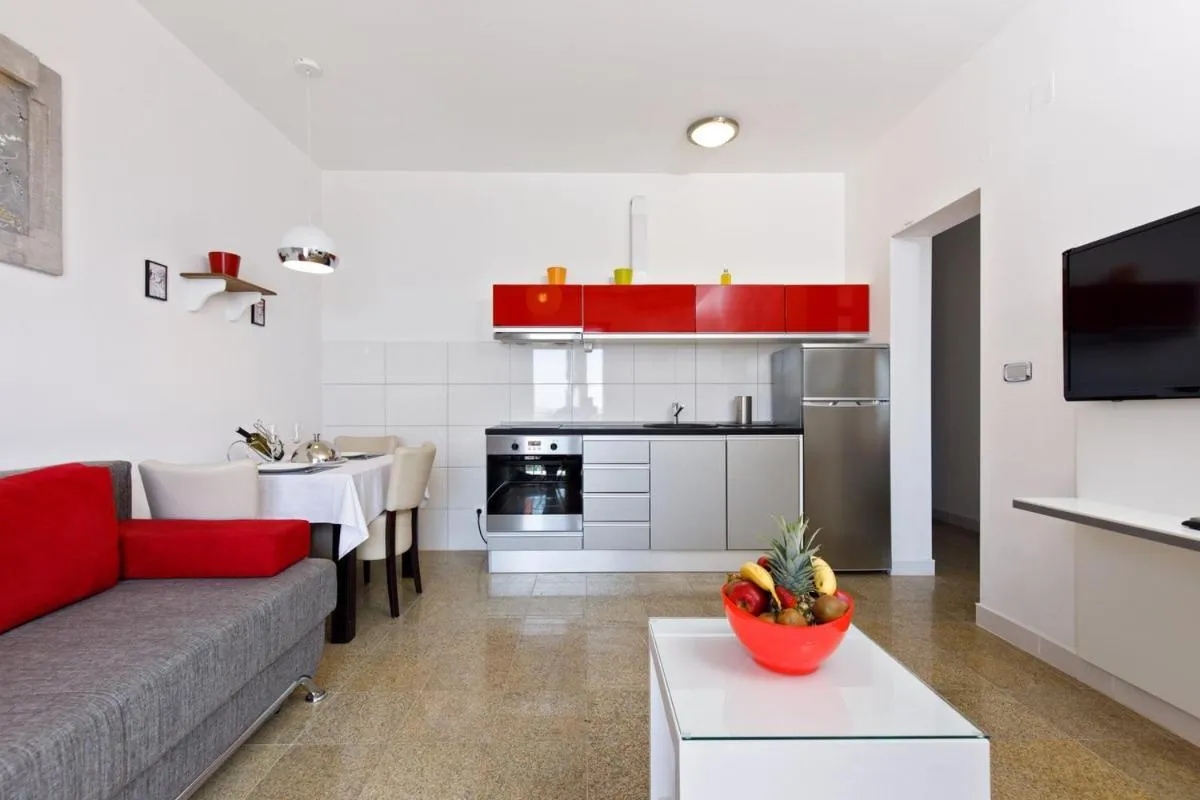 Living room in Ark Beach Apartments